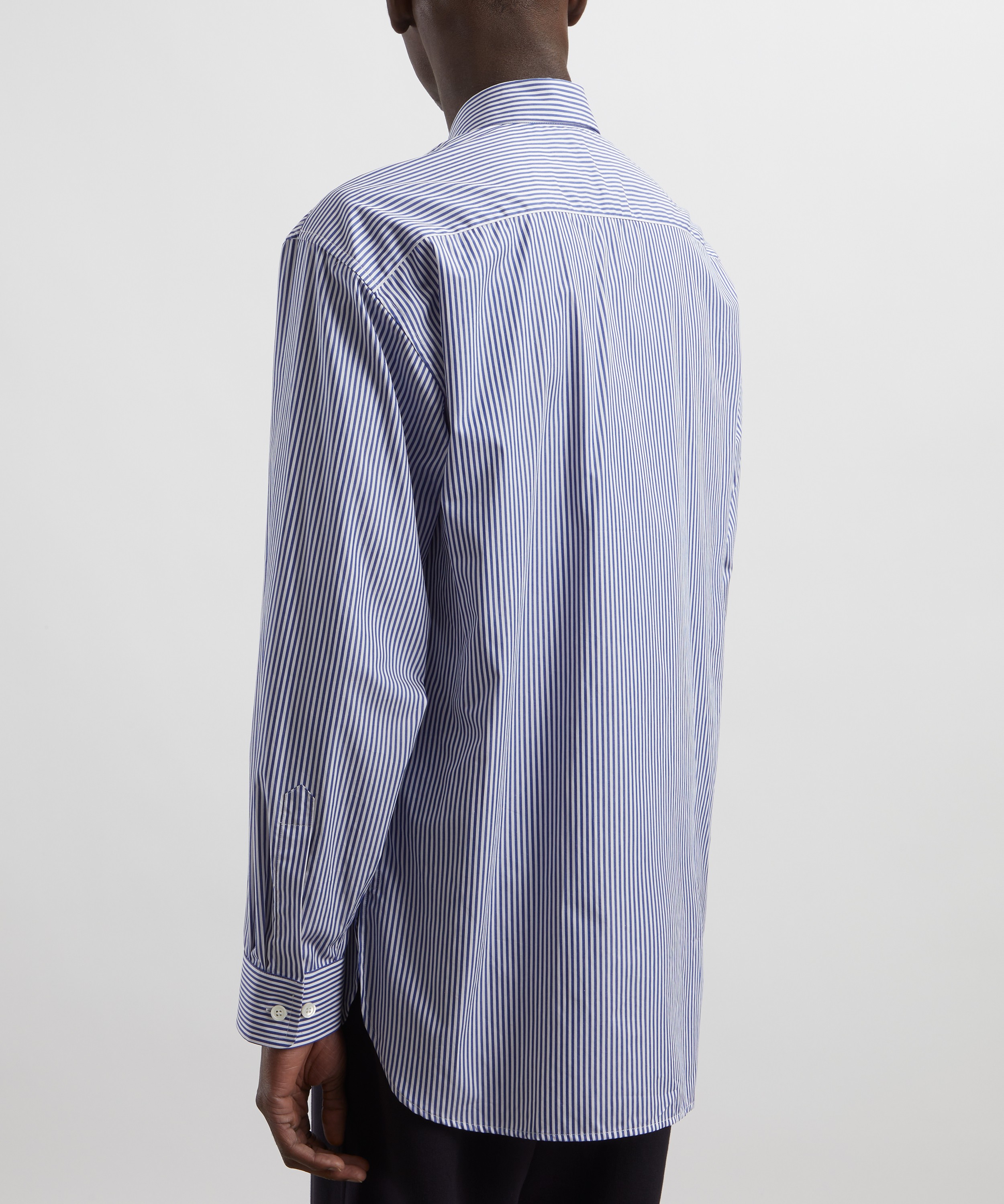 Dries Van Noten - Striped Cotton Poplin Shirt image number 3