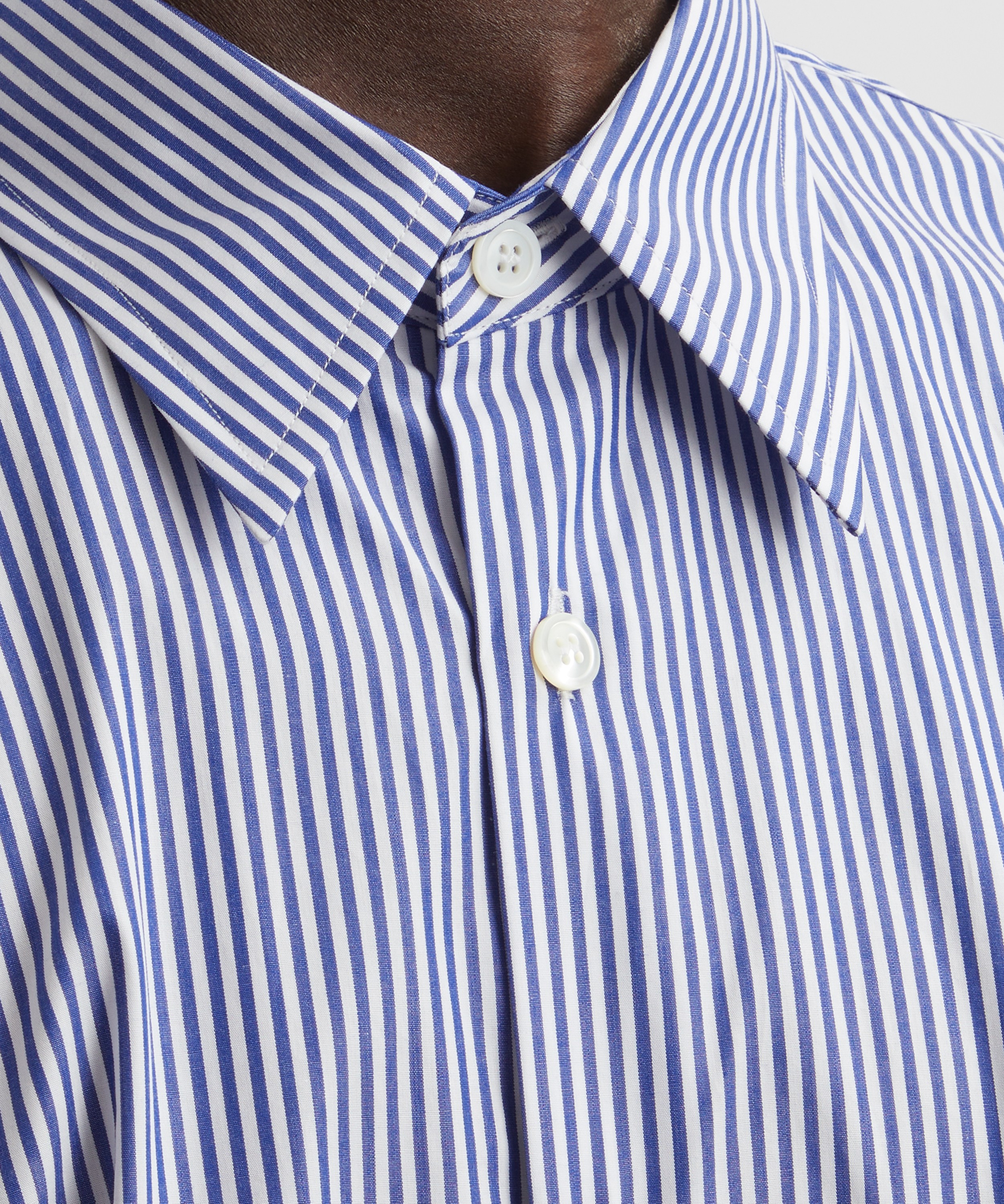 Dries Van Noten - Striped Cotton Poplin Shirt image number 4