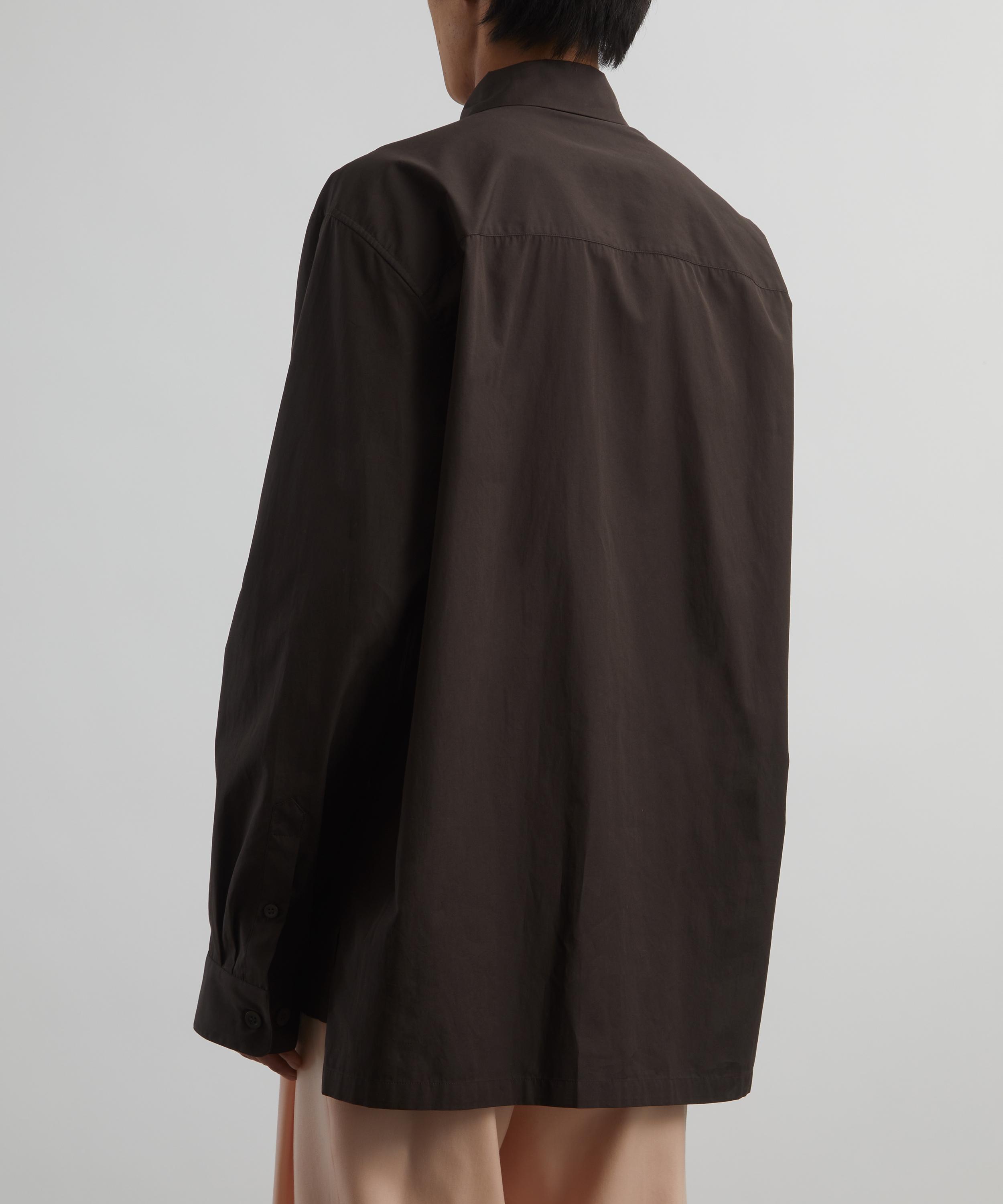 Dries Van Noten - Bead-Embellished Cotton Poplin Shirt image number 3