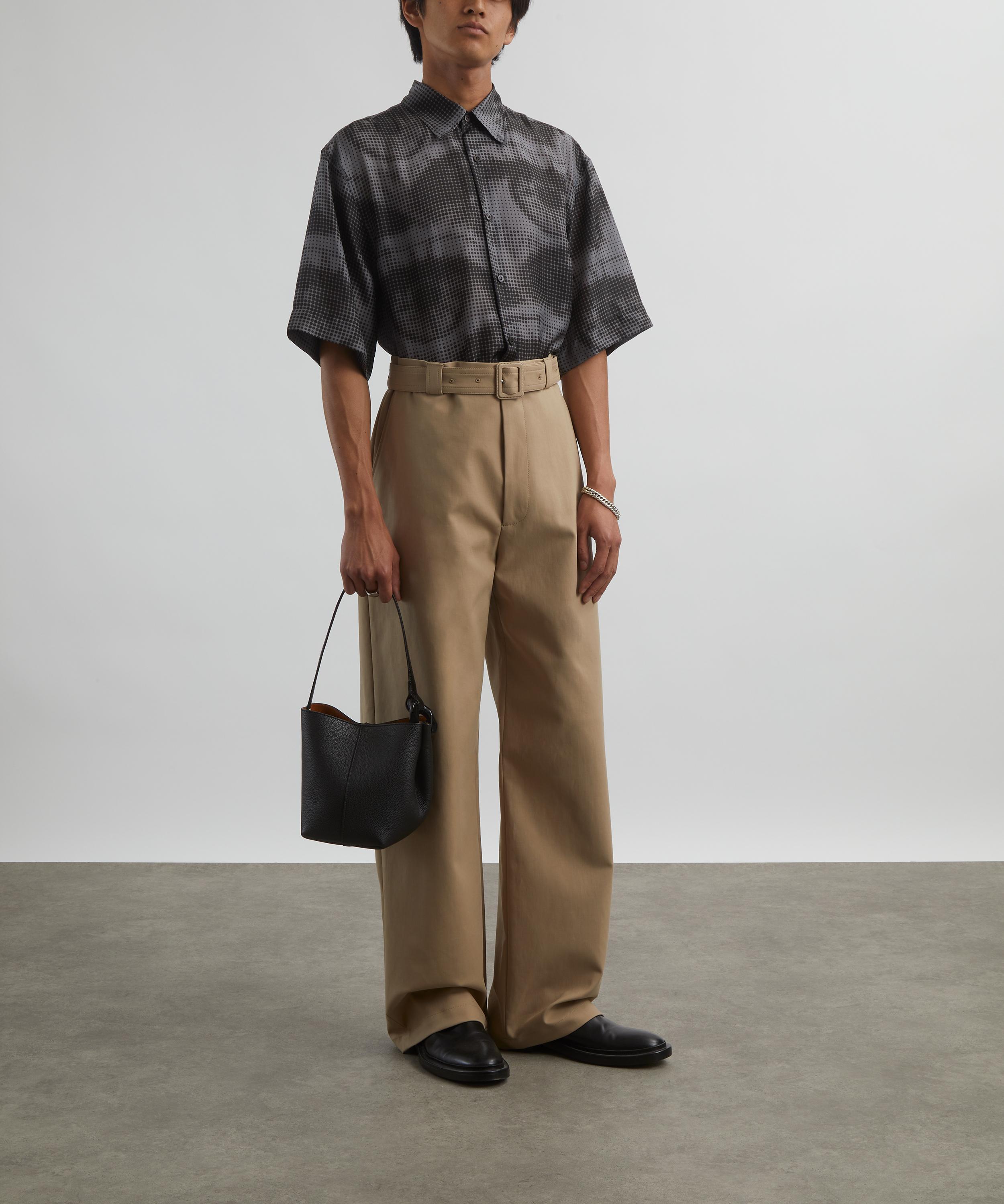 Dries Van Noten - Silk Graphic Eye Print Shirt image number 1