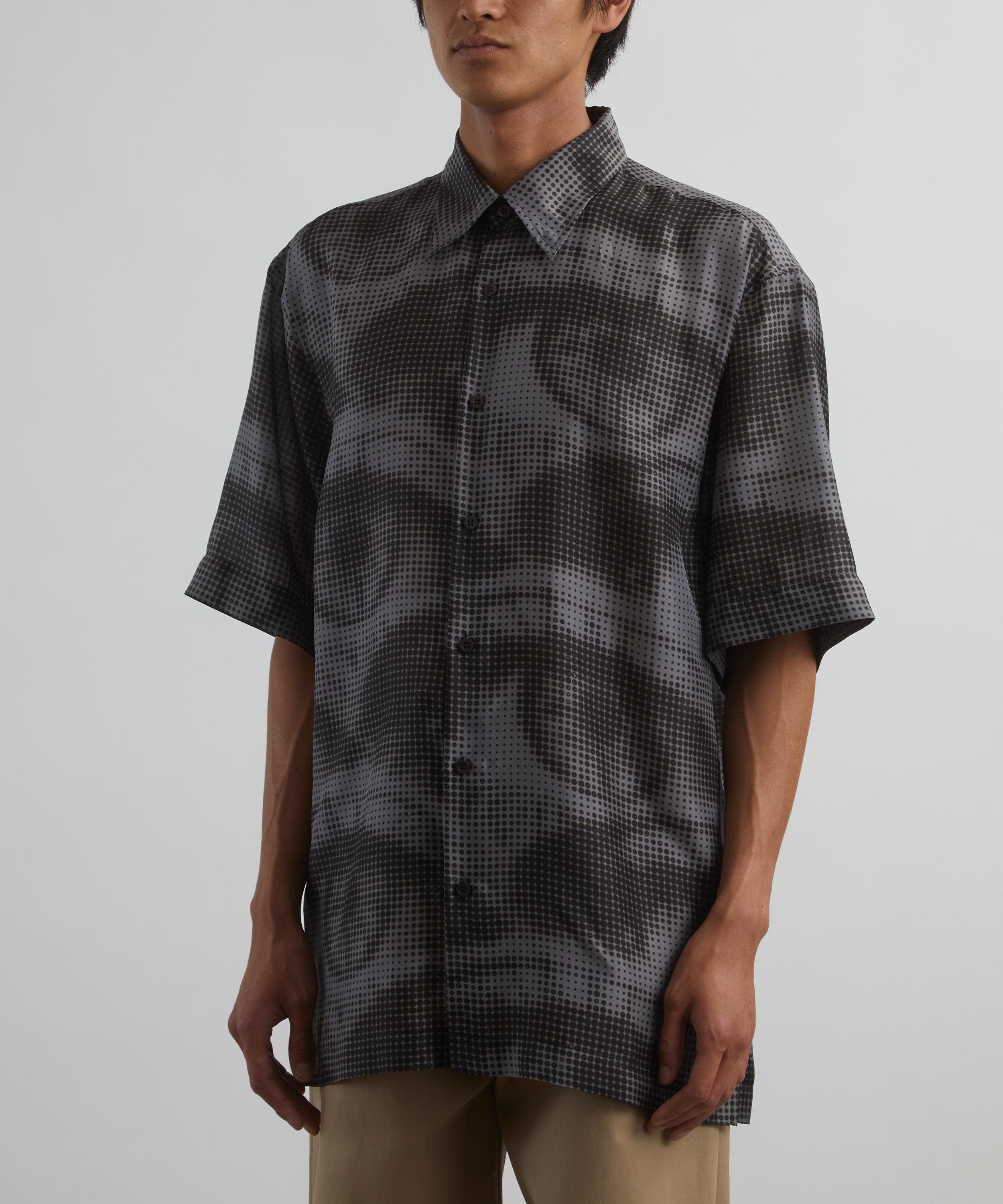 Dries Van Noten - Silk Graphic Eye Print Shirt image number 2