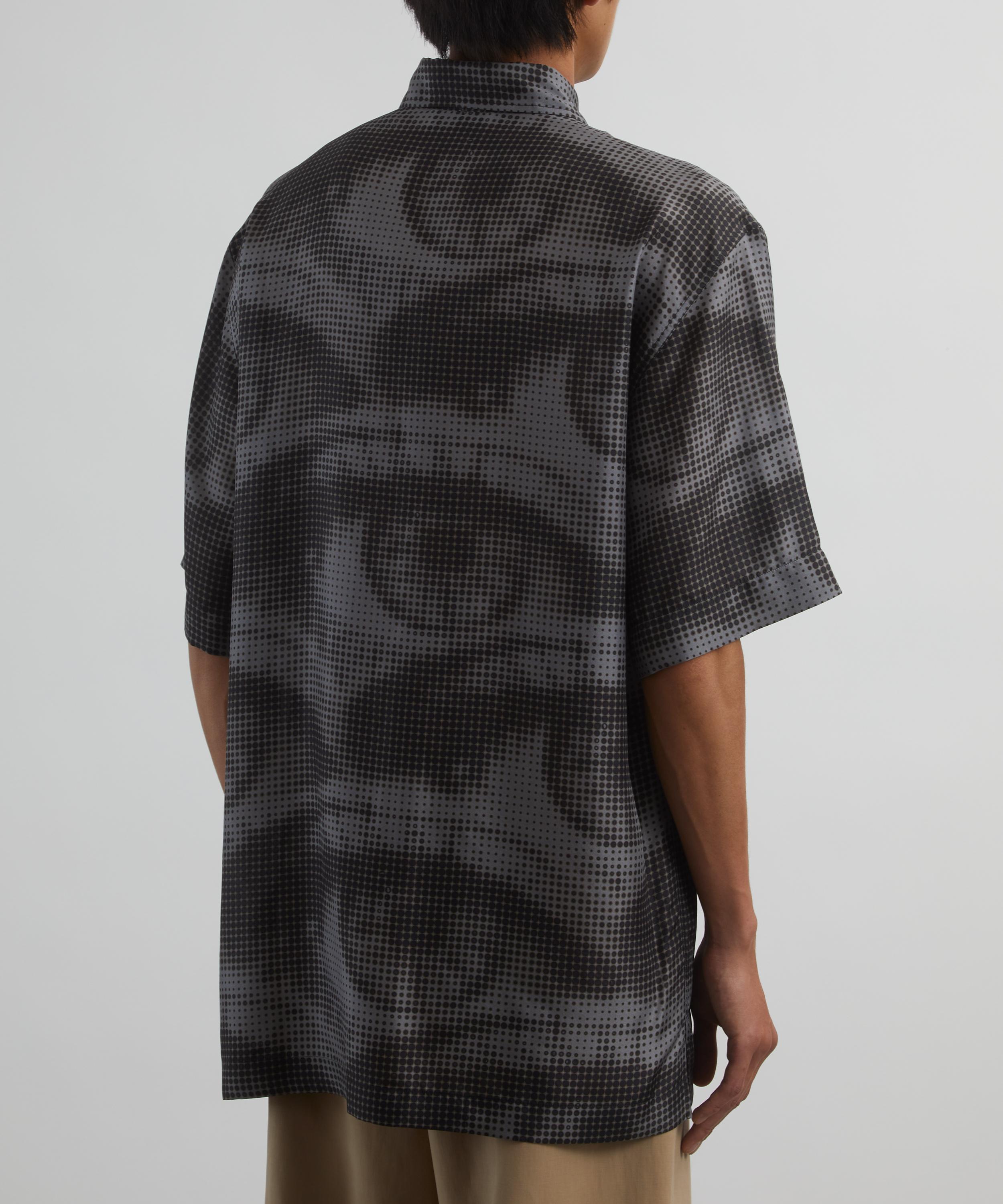 Dries Van Noten - Silk Graphic Eye Print Shirt image number 3