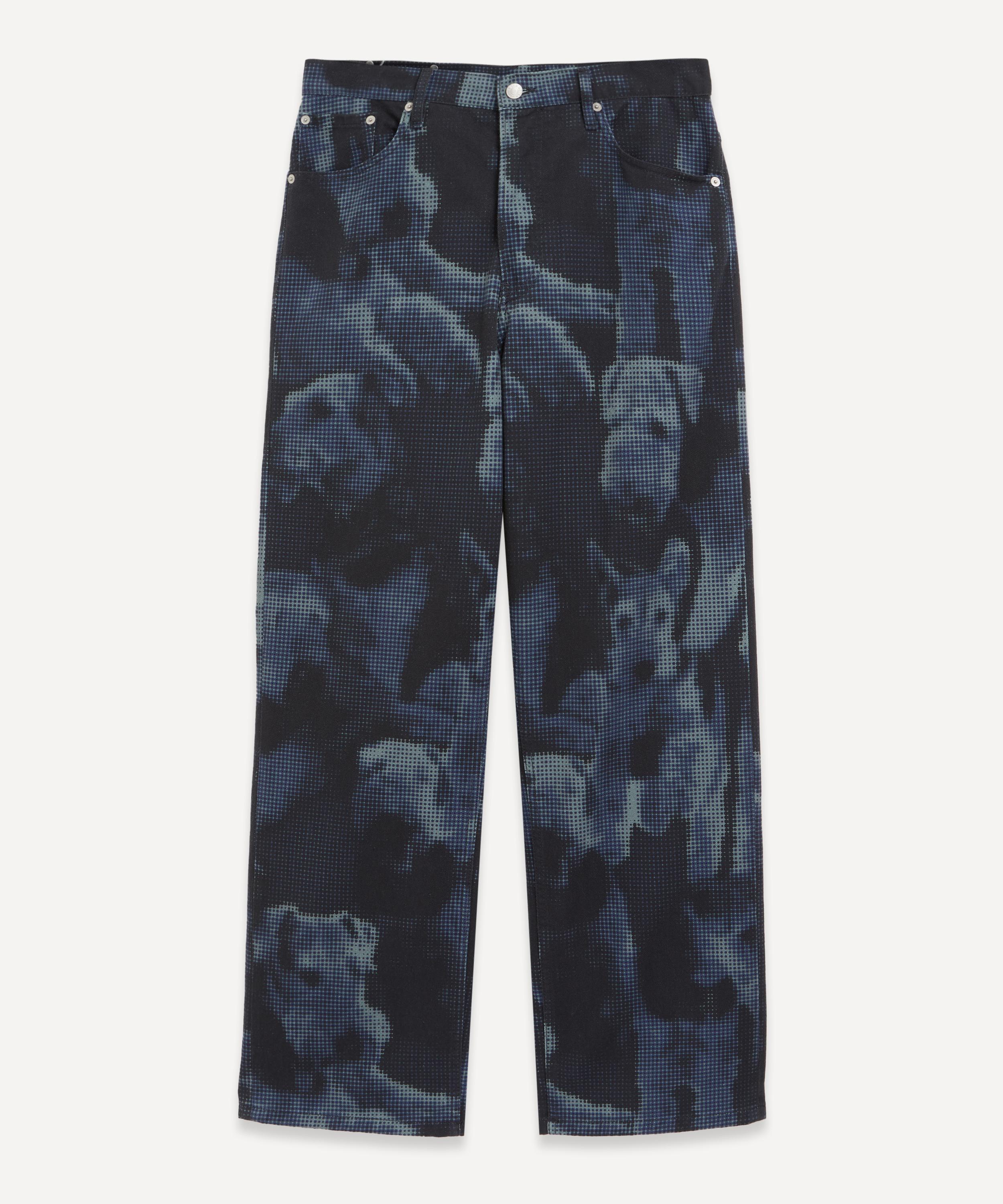 Dries Van Noten - Airedale Terrier Print Jeans image number 0