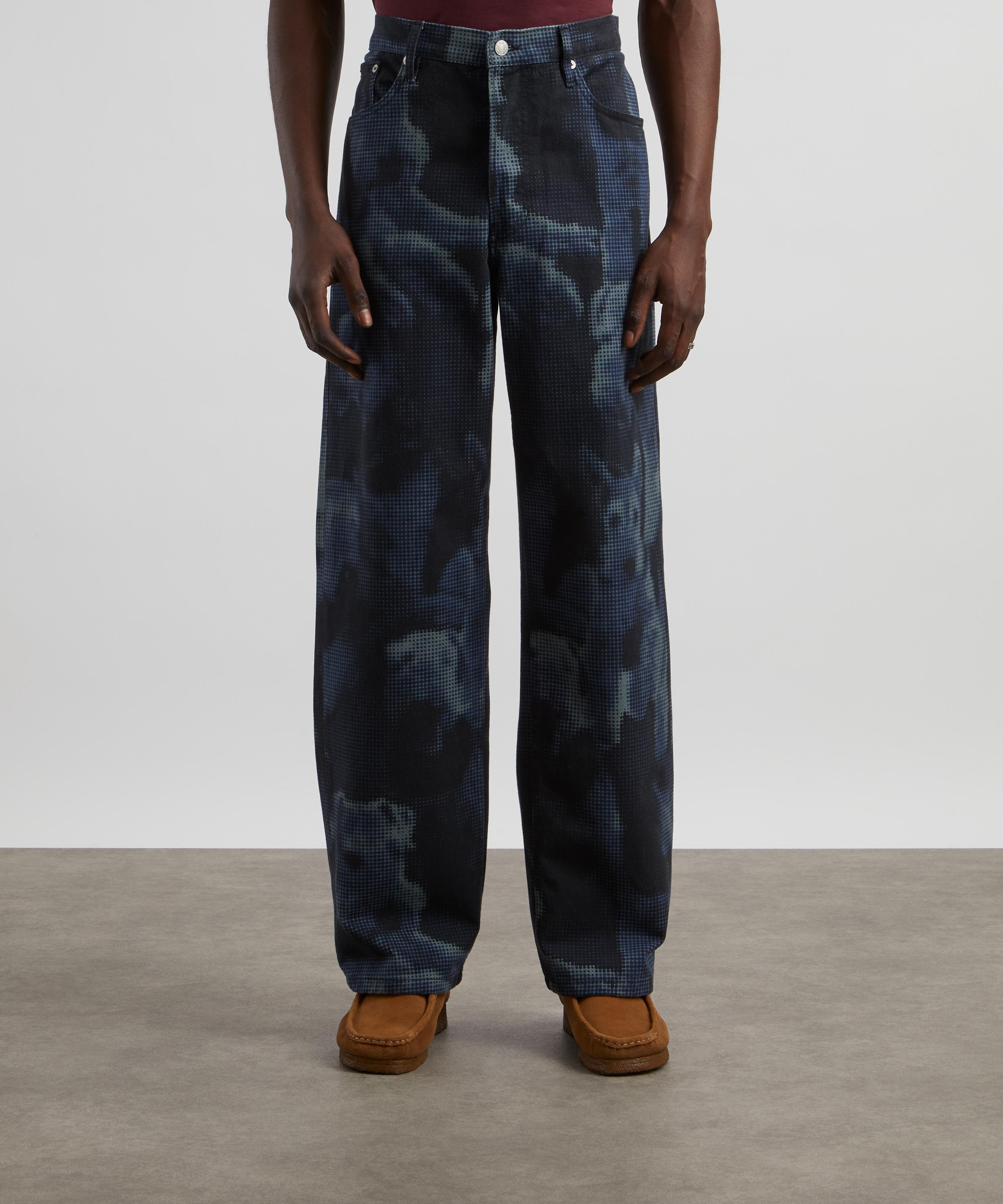 Dries Van Noten - Airedale Terrier Print Jeans image number 2