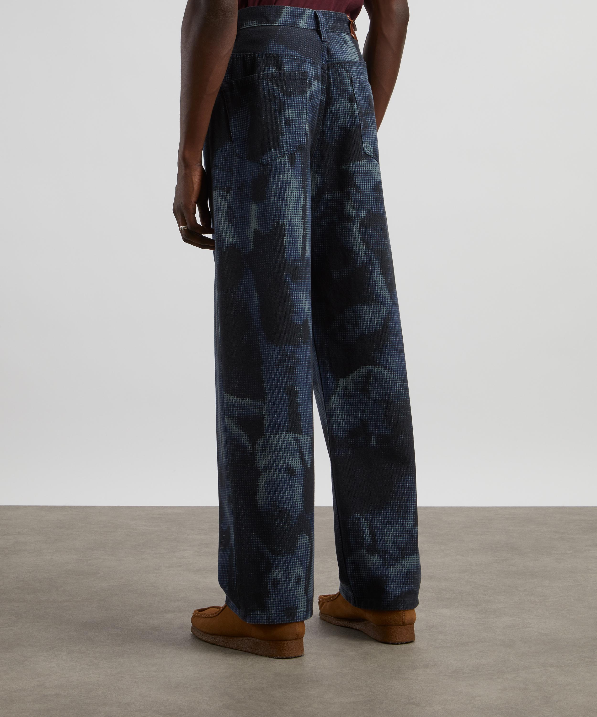 Dries Van Noten - Airedale Terrier Print Jeans image number 3