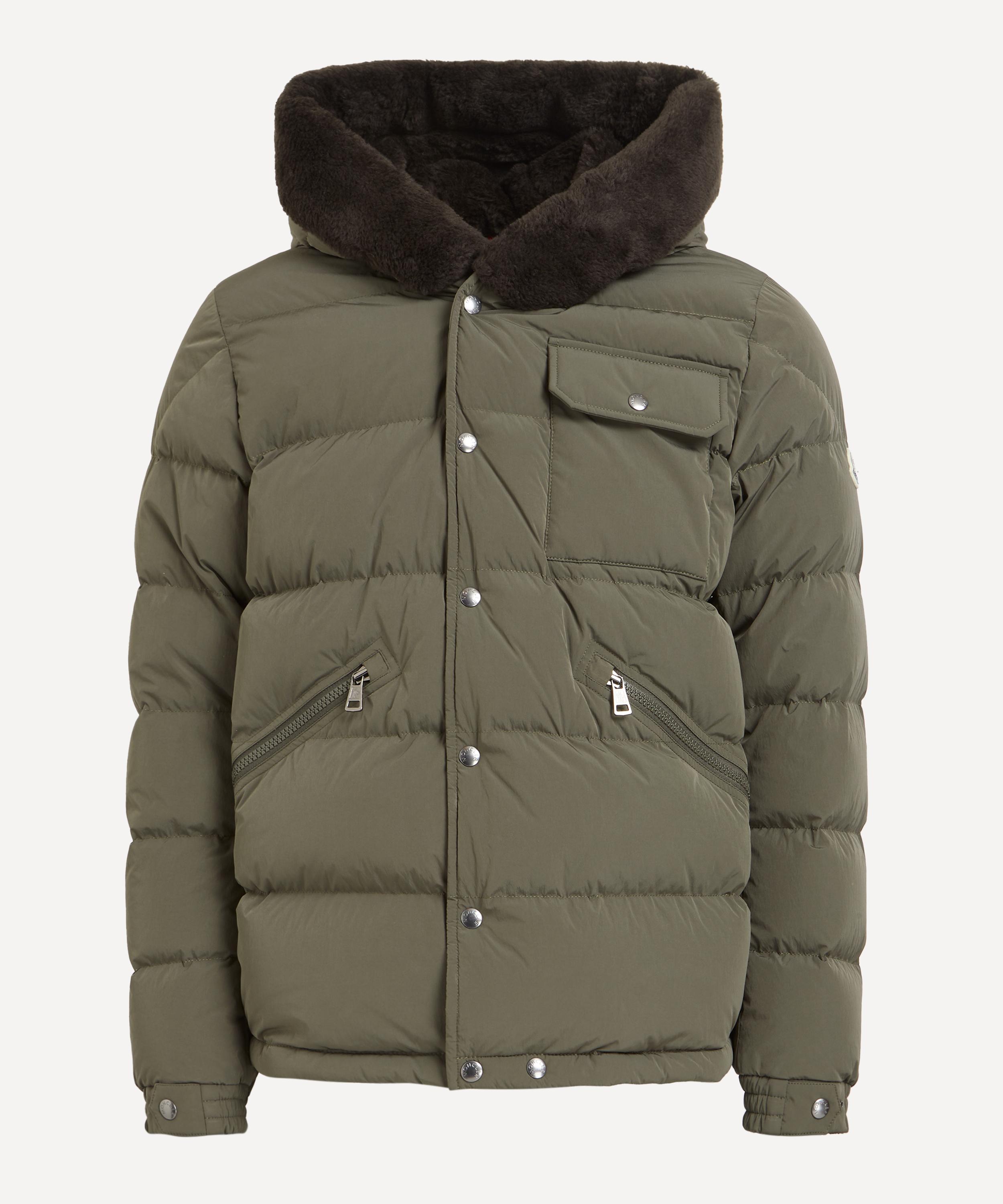 Moncler - Marcelettes Hooded Teddy-Trimmed Short Down Jacket