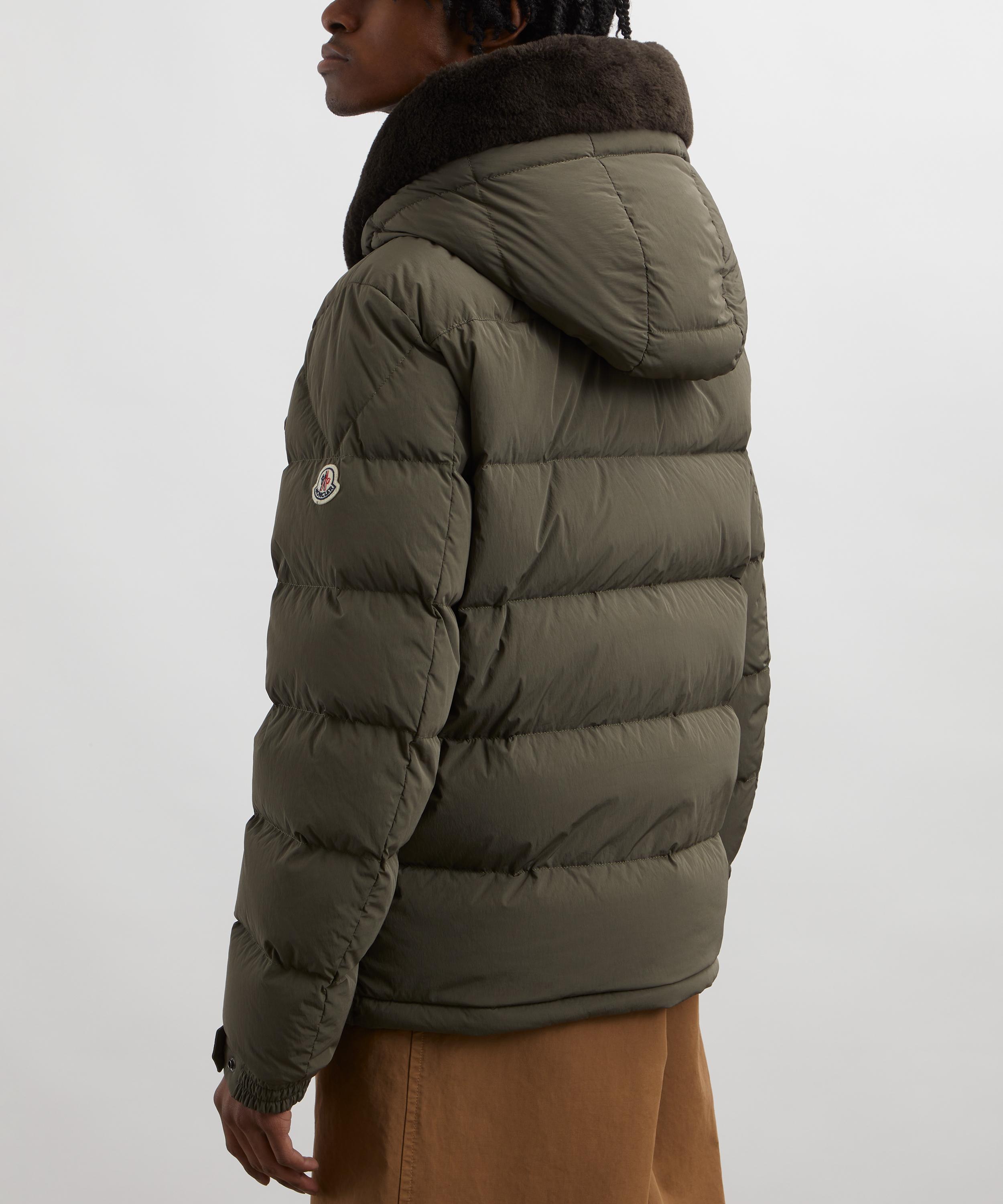 Moncler - Marcelettes Hooded Teddy-Trimmed Short Down Jacket image number 3