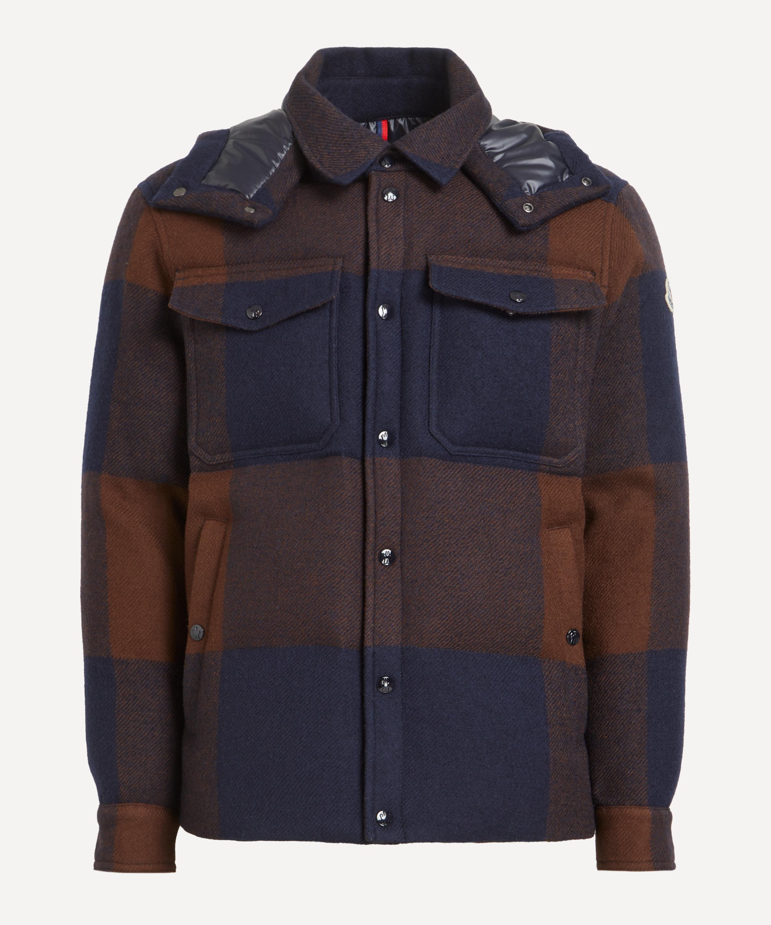 Moncler - Ladurns Hooded Wool Down Shirt Jacket image number 0