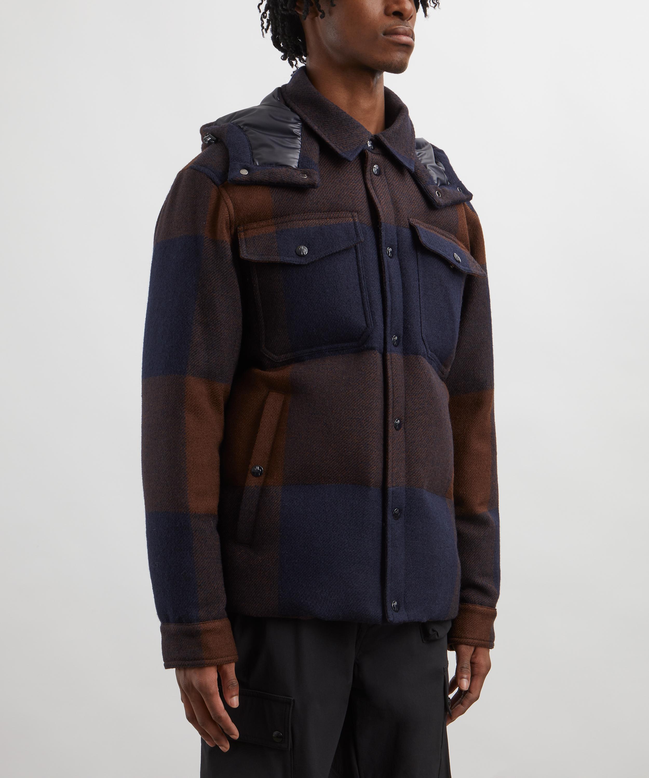 Moncler - Ladurns Hooded Wool Down Shirt Jacket image number 2