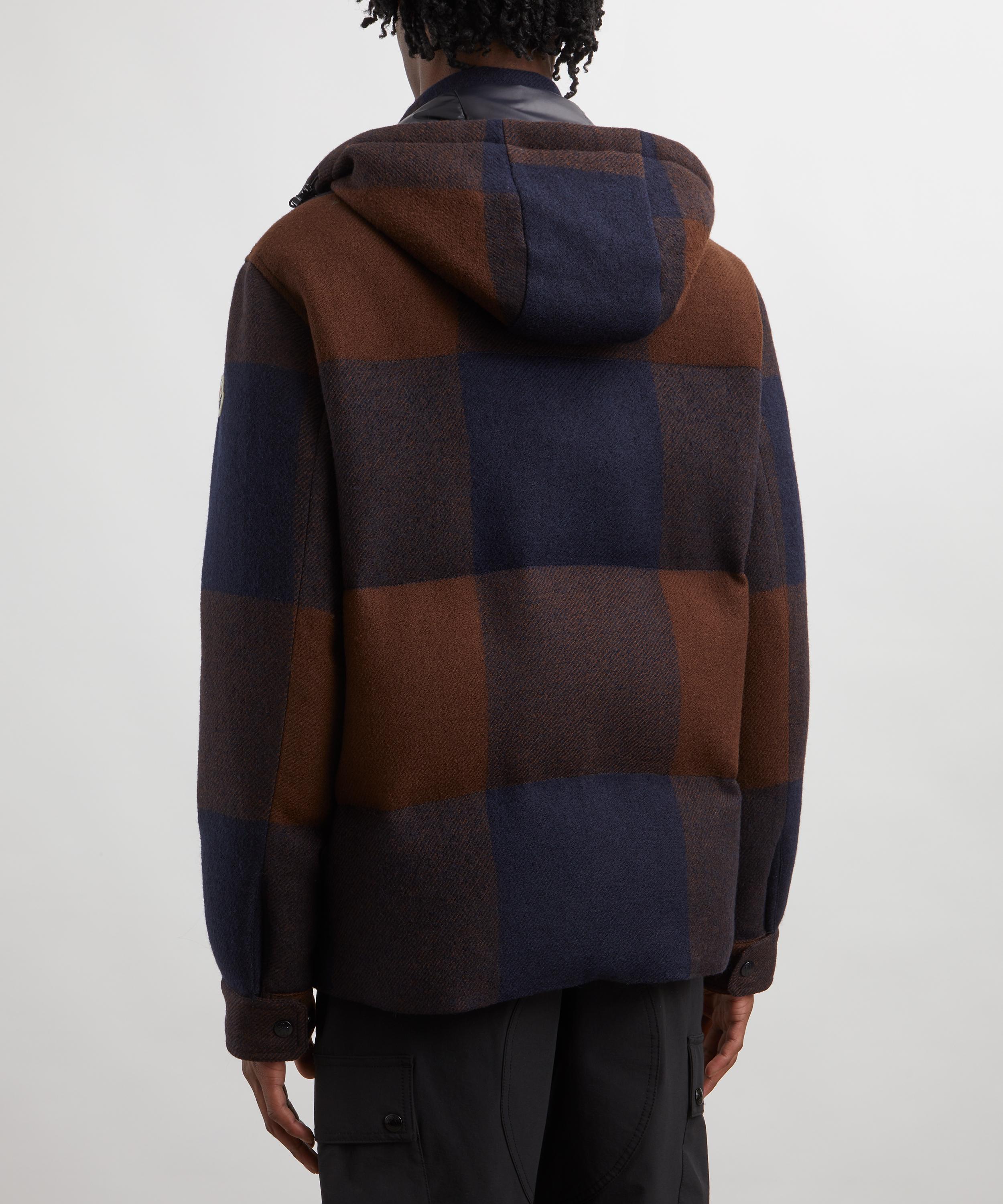 Moncler - Ladurns Hooded Wool Down Shirt Jacket image number 3