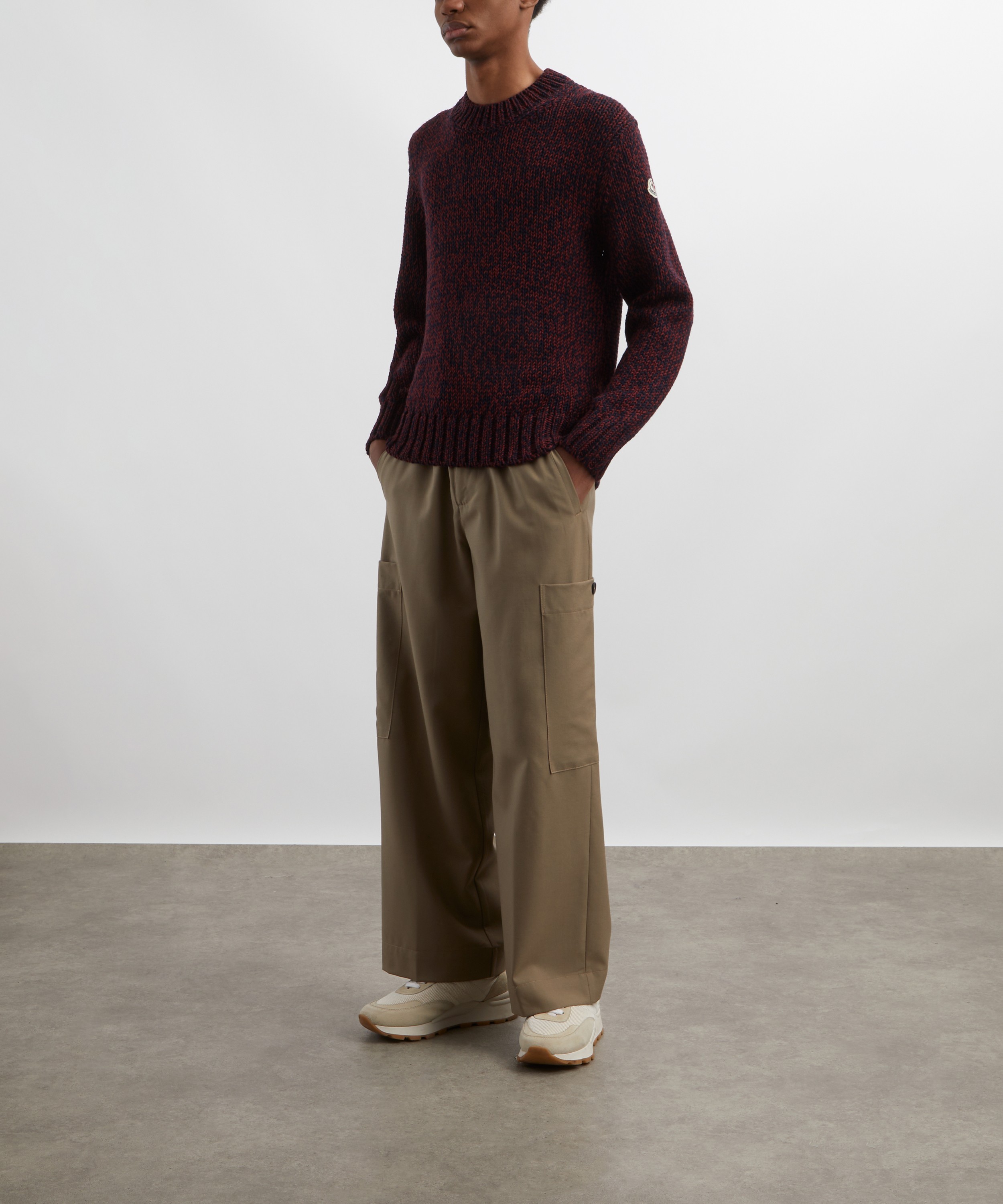 Moncler - Mouliné Wool Jumper image number 1