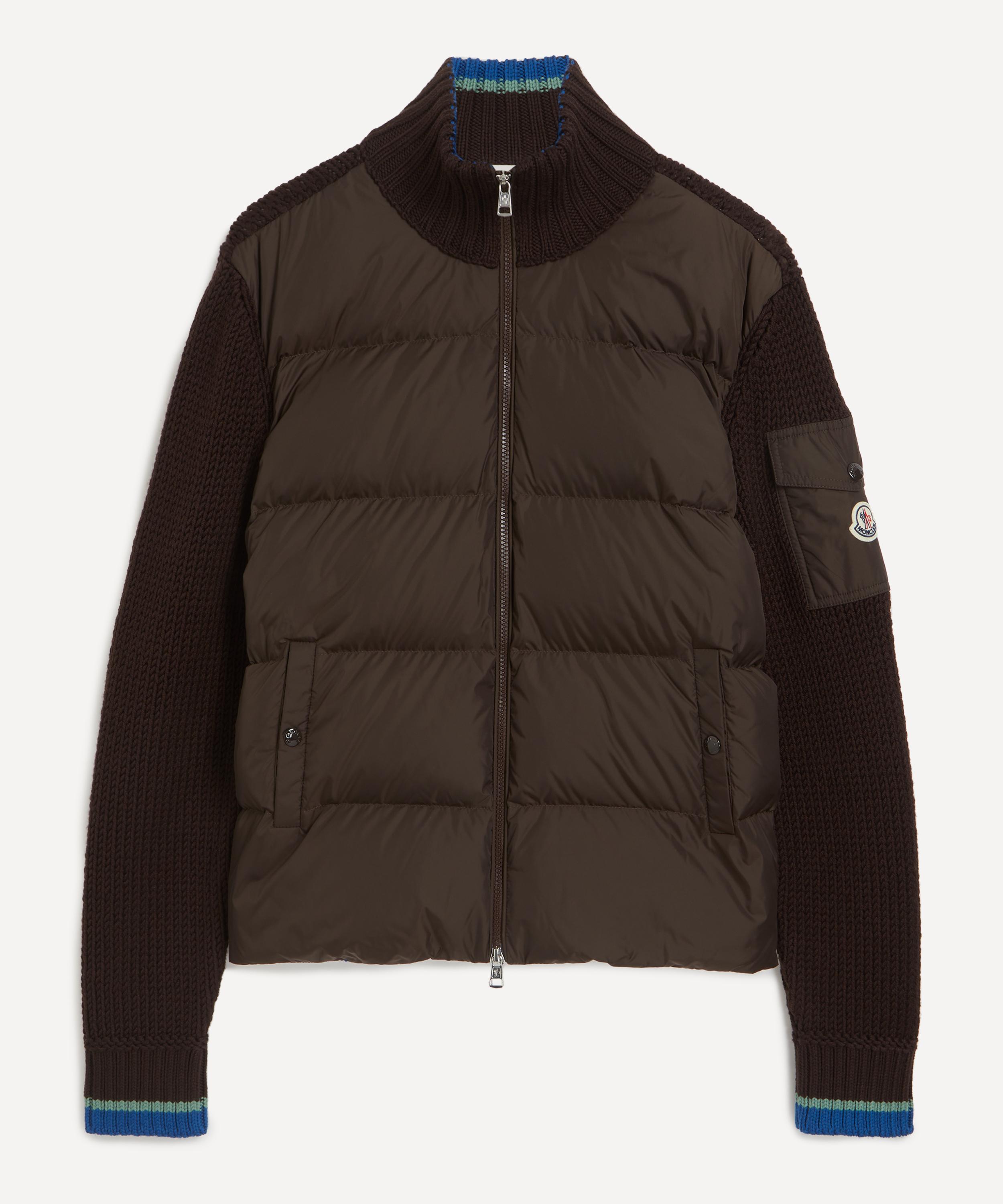 Moncler - Padded Wool Zip-Up Cardigan image number 0