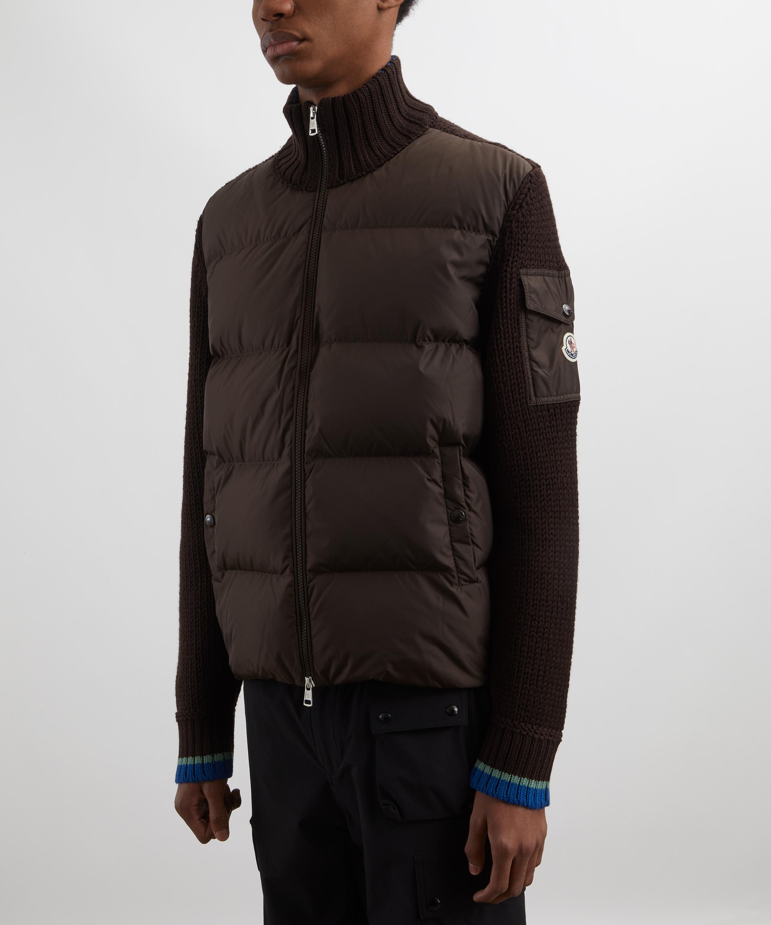 Moncler - Padded Wool Zip-Up Cardigan image number 2