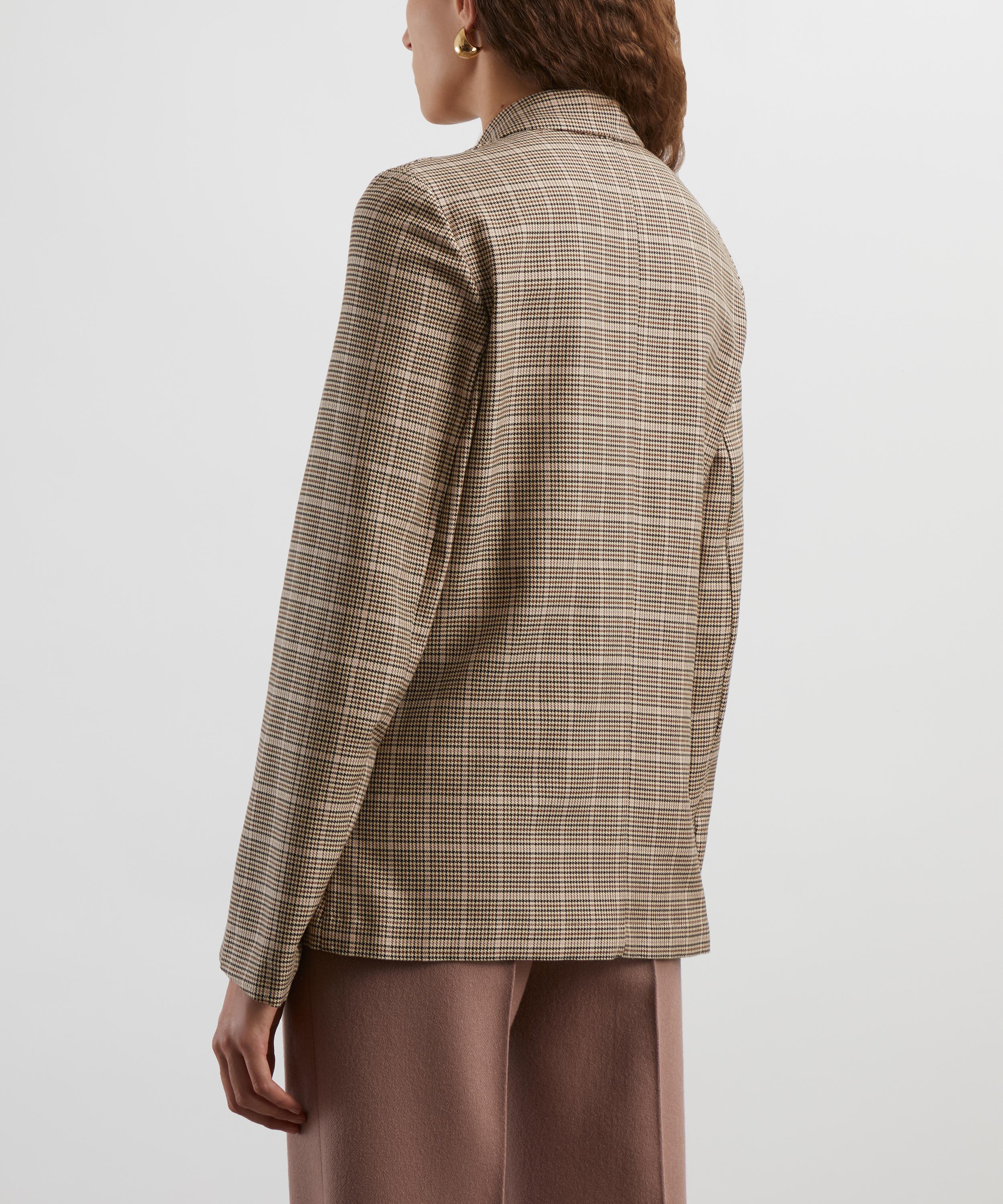 Dries Van Noten - Beige Check Cotton Jacket image number 3