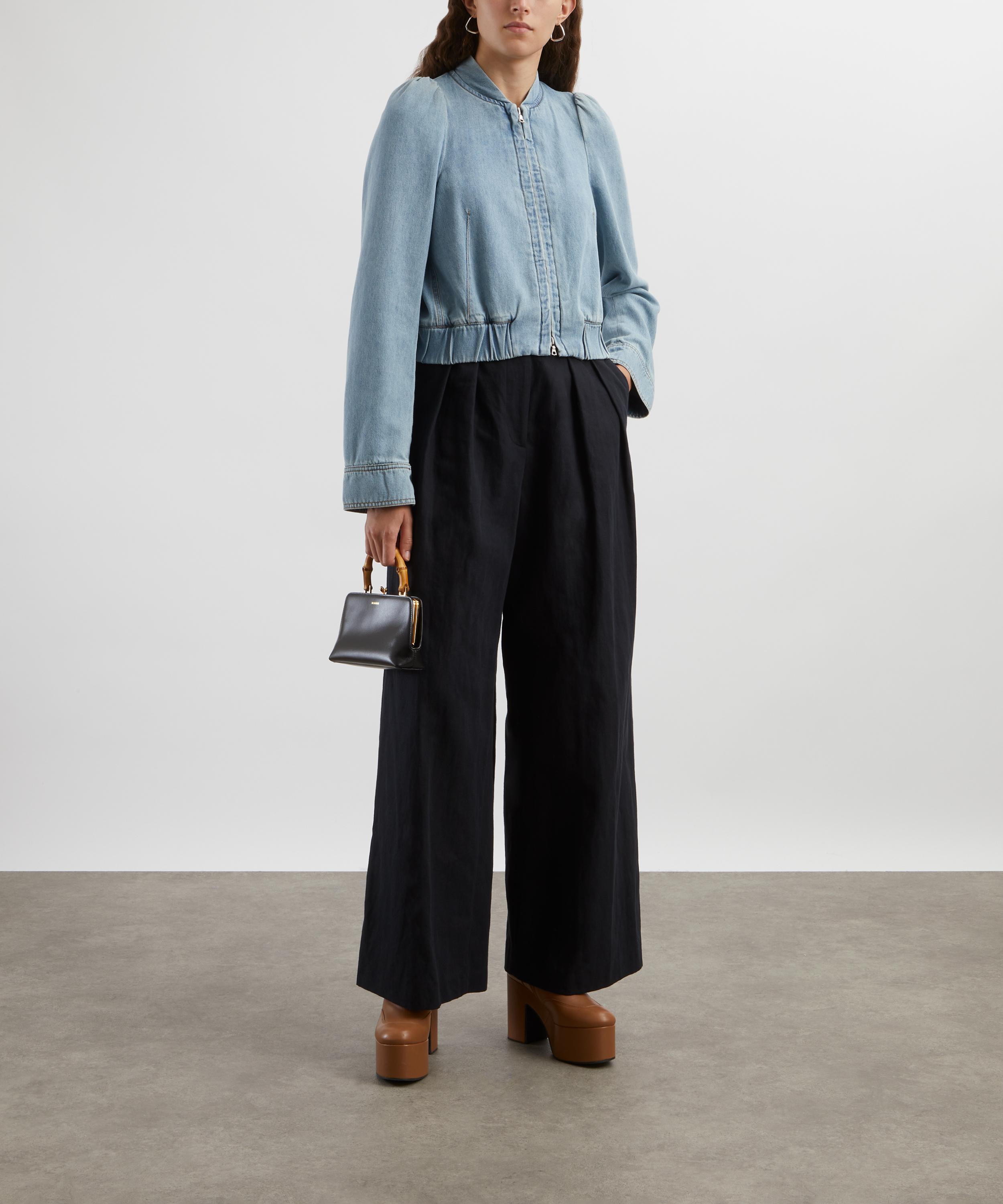 Dries Van Noten - Light Denim Bomber Jacket image number 1