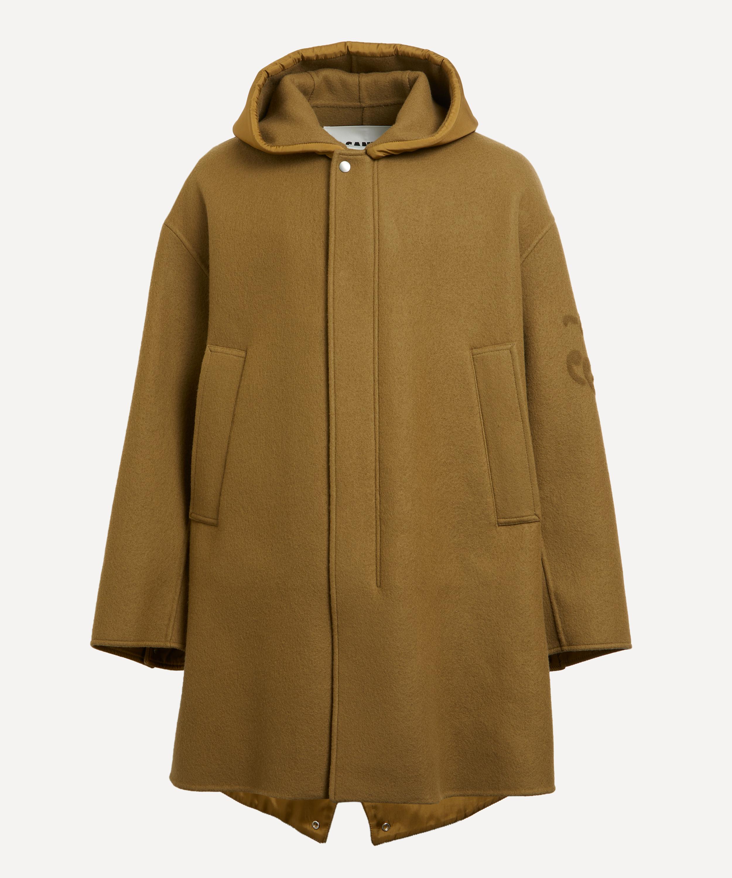 Jil Sander - Wool Hooded Parka Coat image number 0