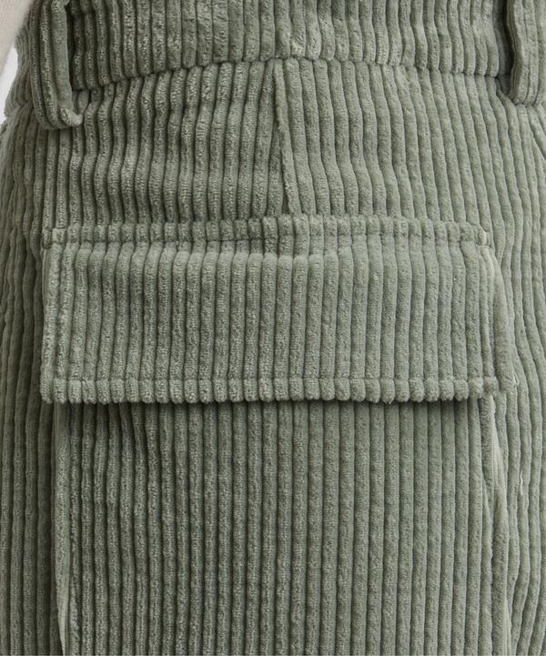 Jil Sander Celadon Green Corduroy Trousers | Liberty Jil Sander Celadon Green Corduroy Trousers | Liberty