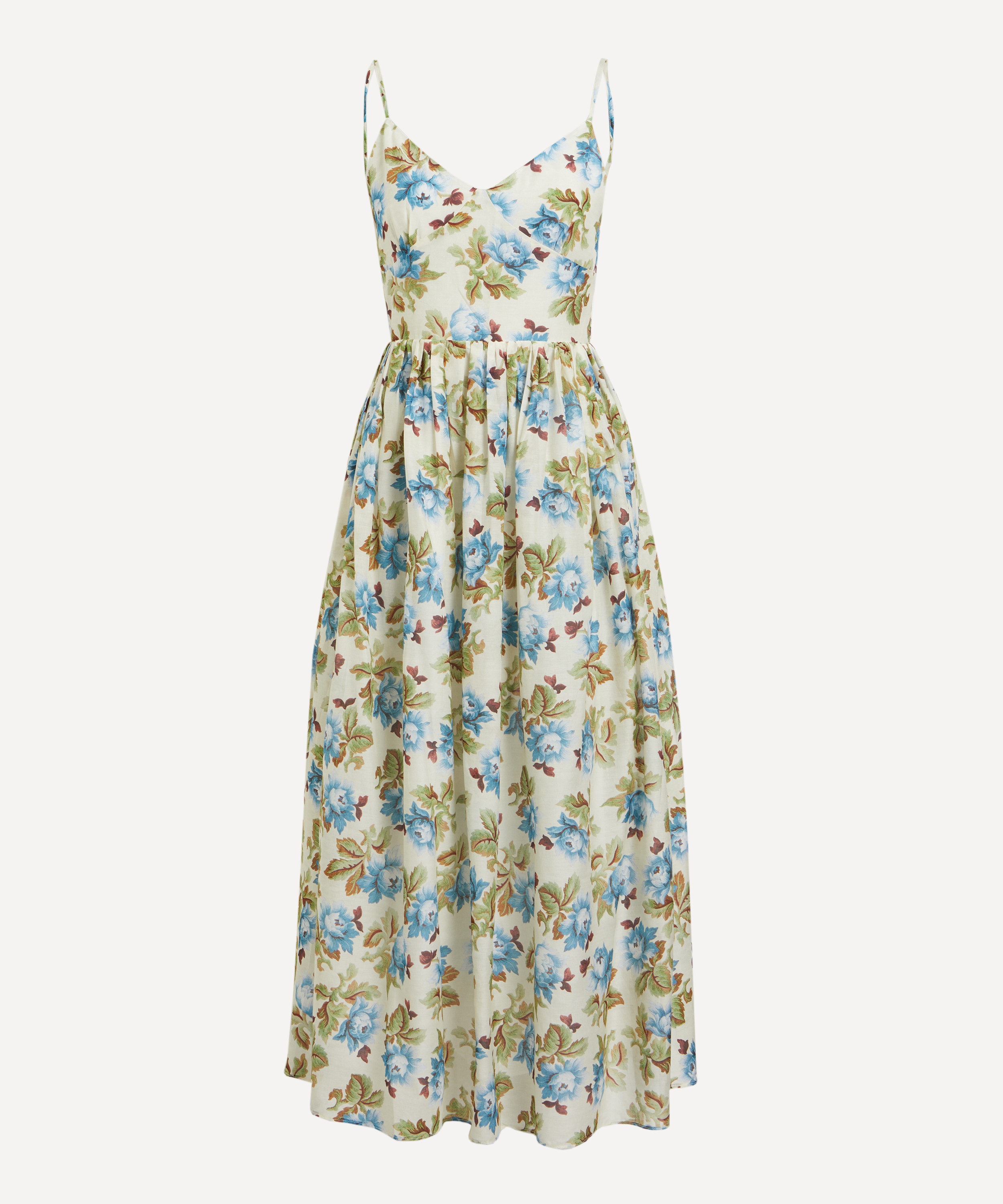 Posse - Lucas Silk-Cotton Floral Dress image number 0