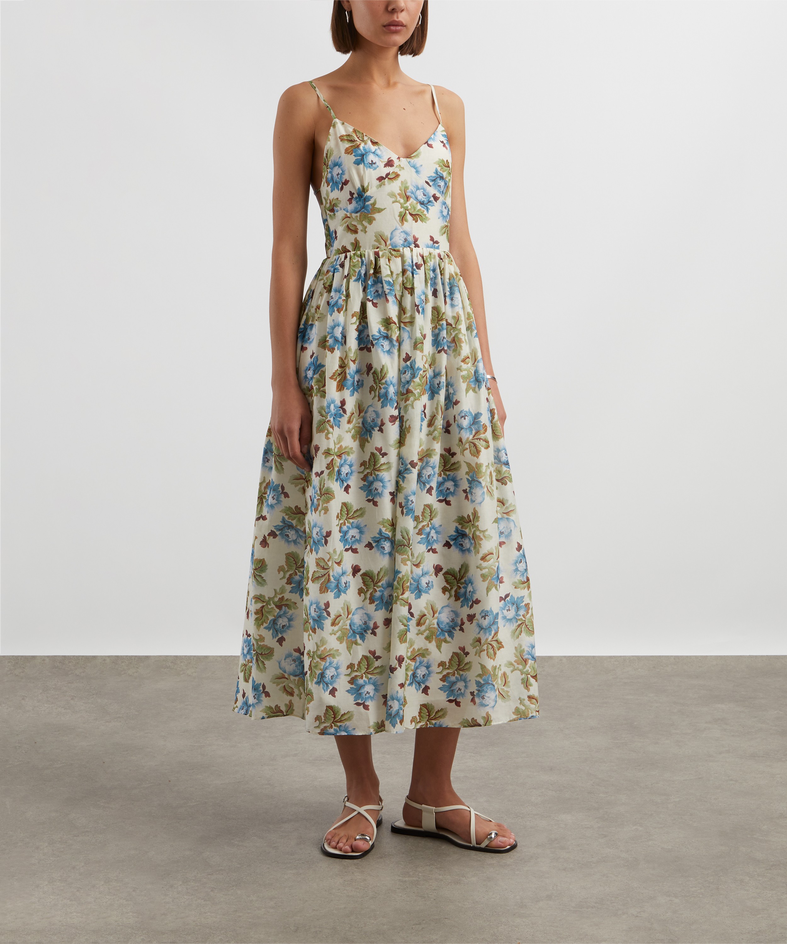 JOHN french scenic printed dress