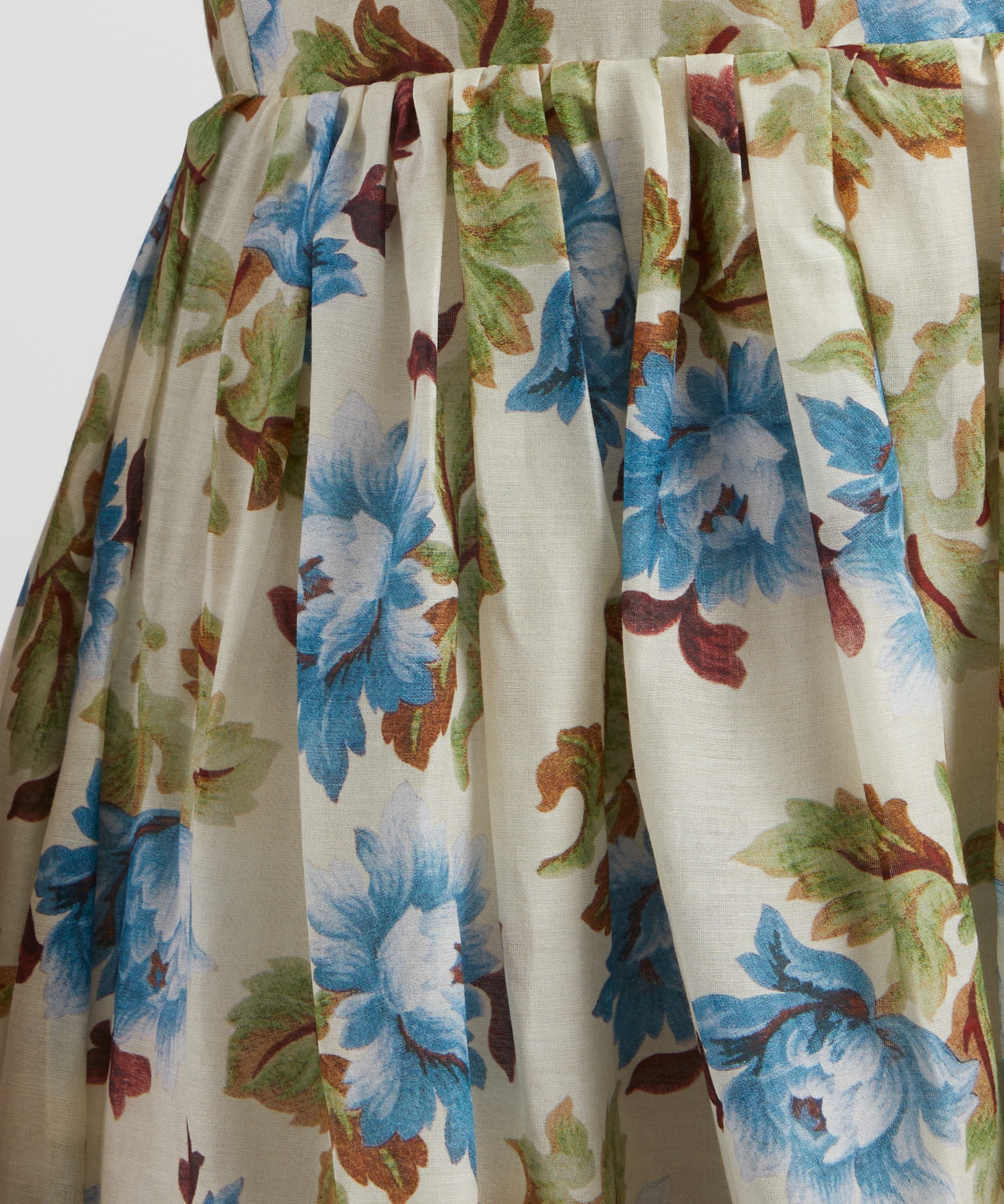 Posse - Lucas Silk-Cotton Floral Dress image number 4