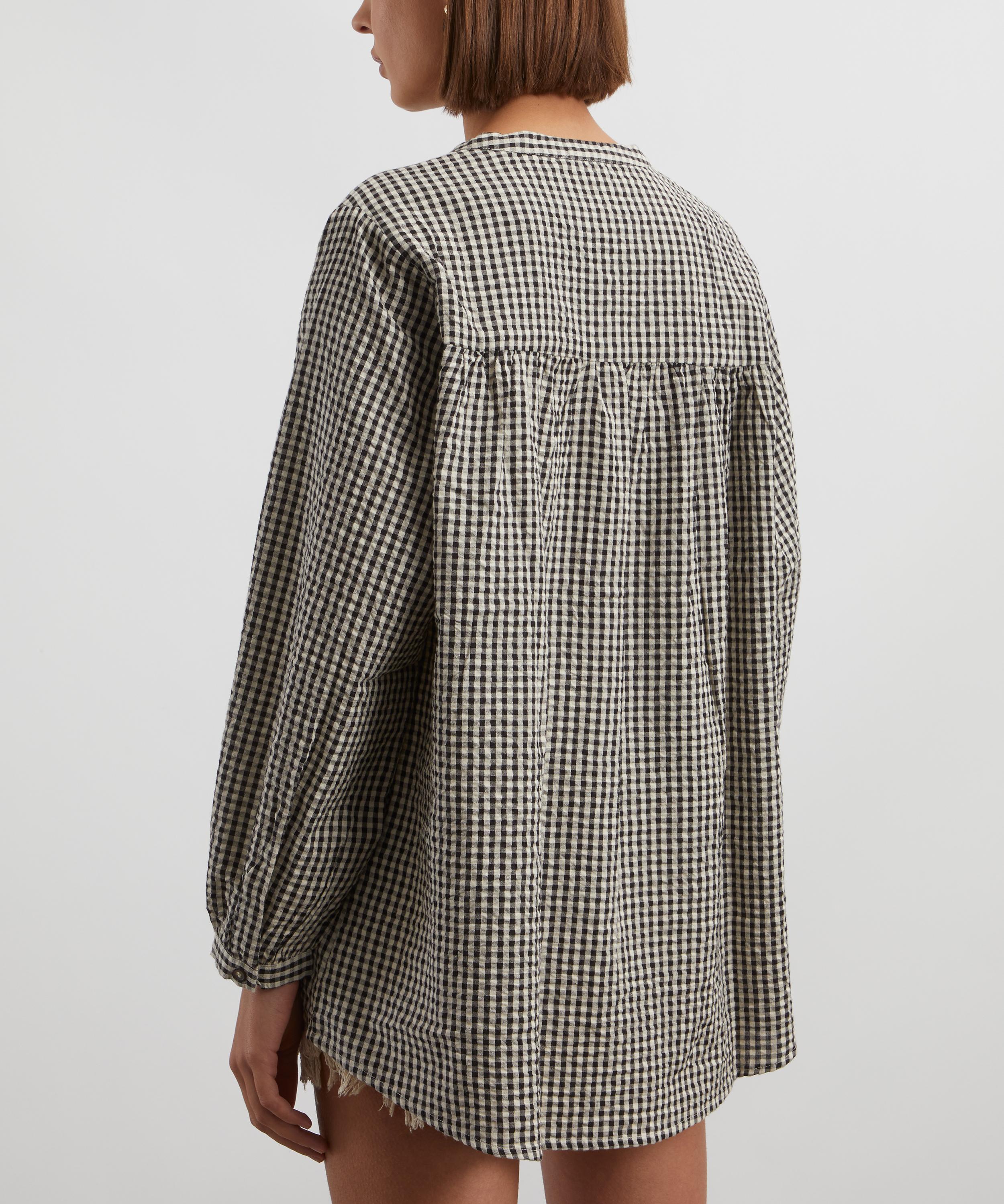 MIRA SHIRT - GINGHAM – THE POSSE US