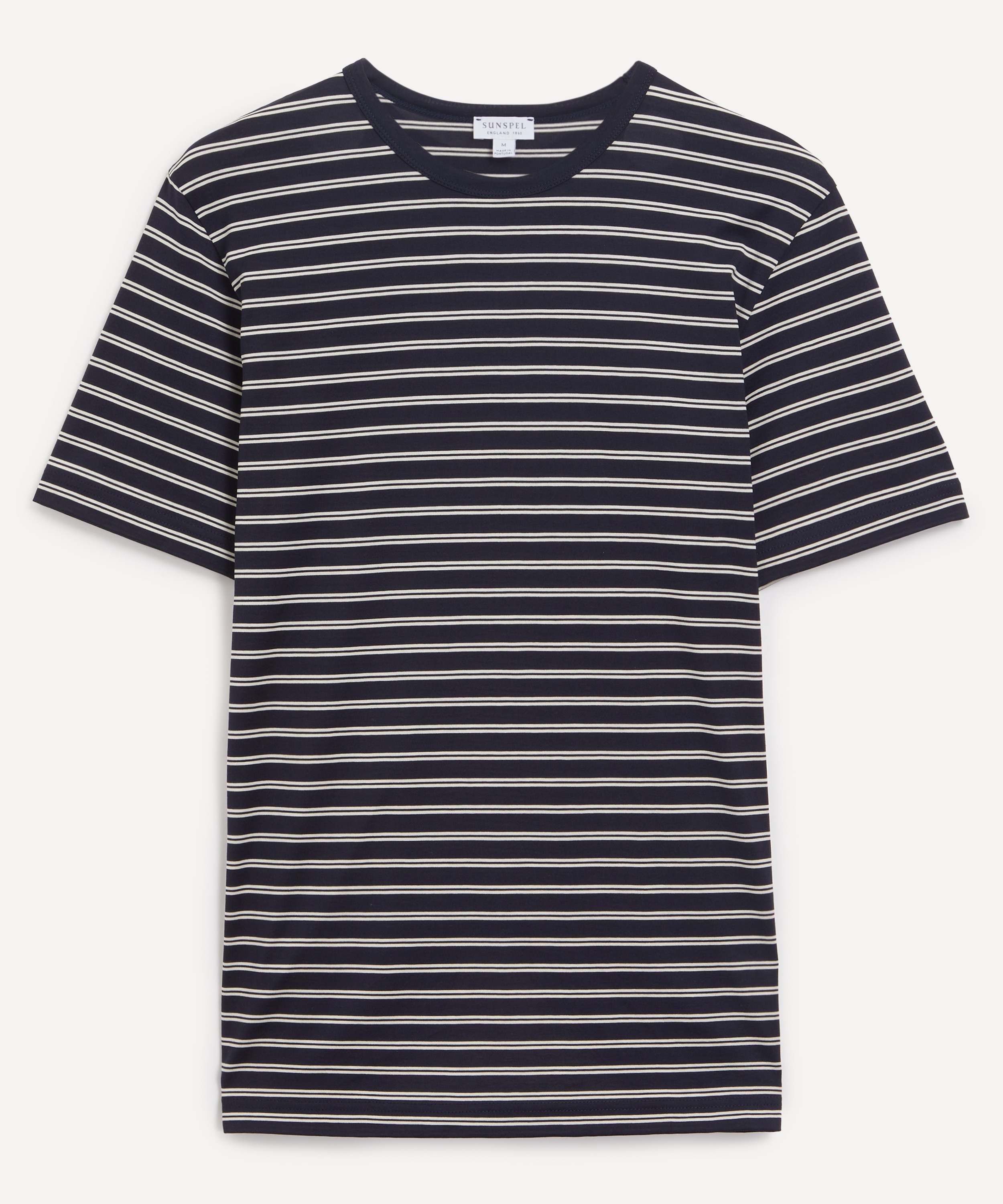 Sunspel - Classic Tramline Stripe T-Shirt image number 0