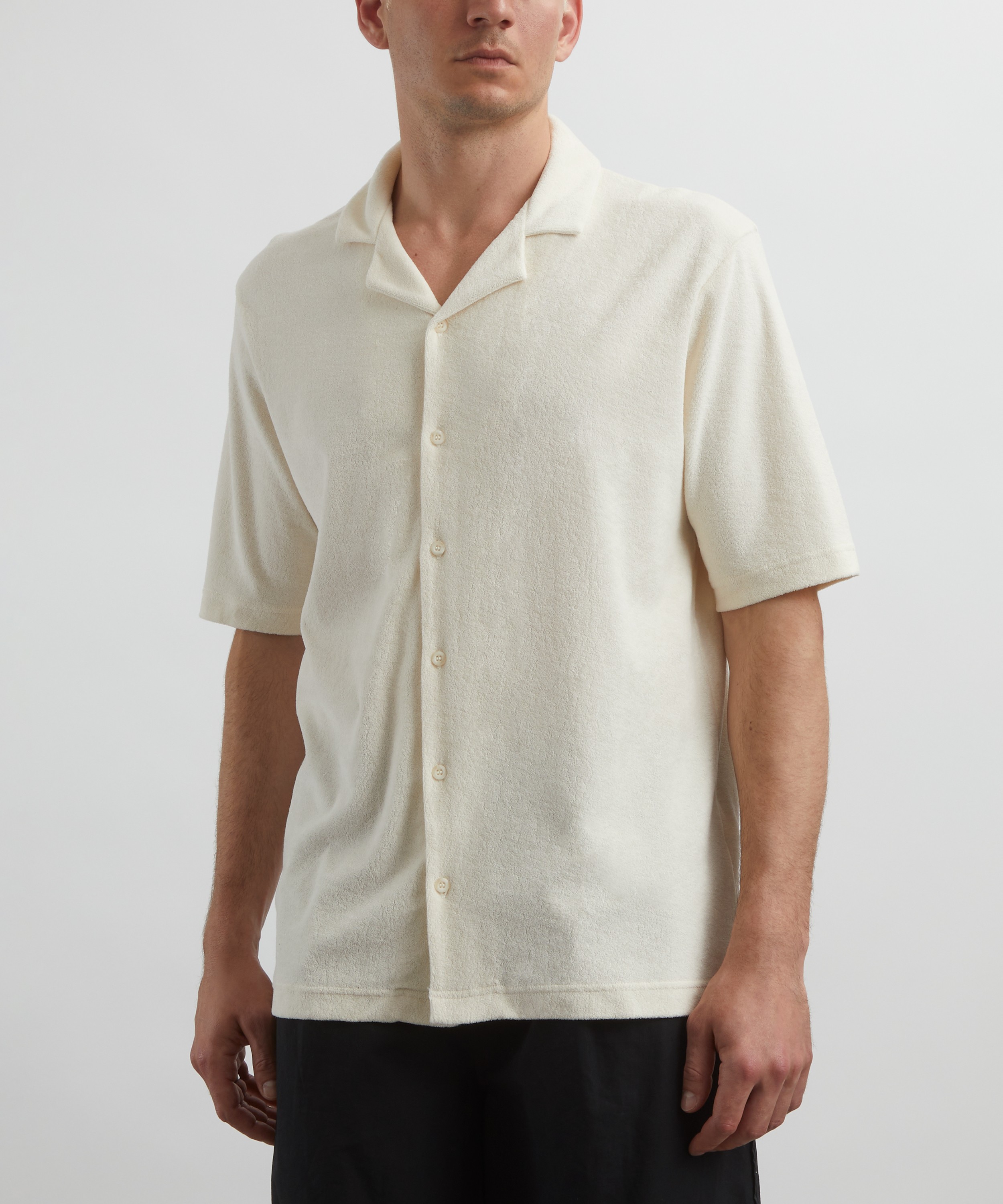 Sunspel - Towelling Camp Collar Shirt image number 2