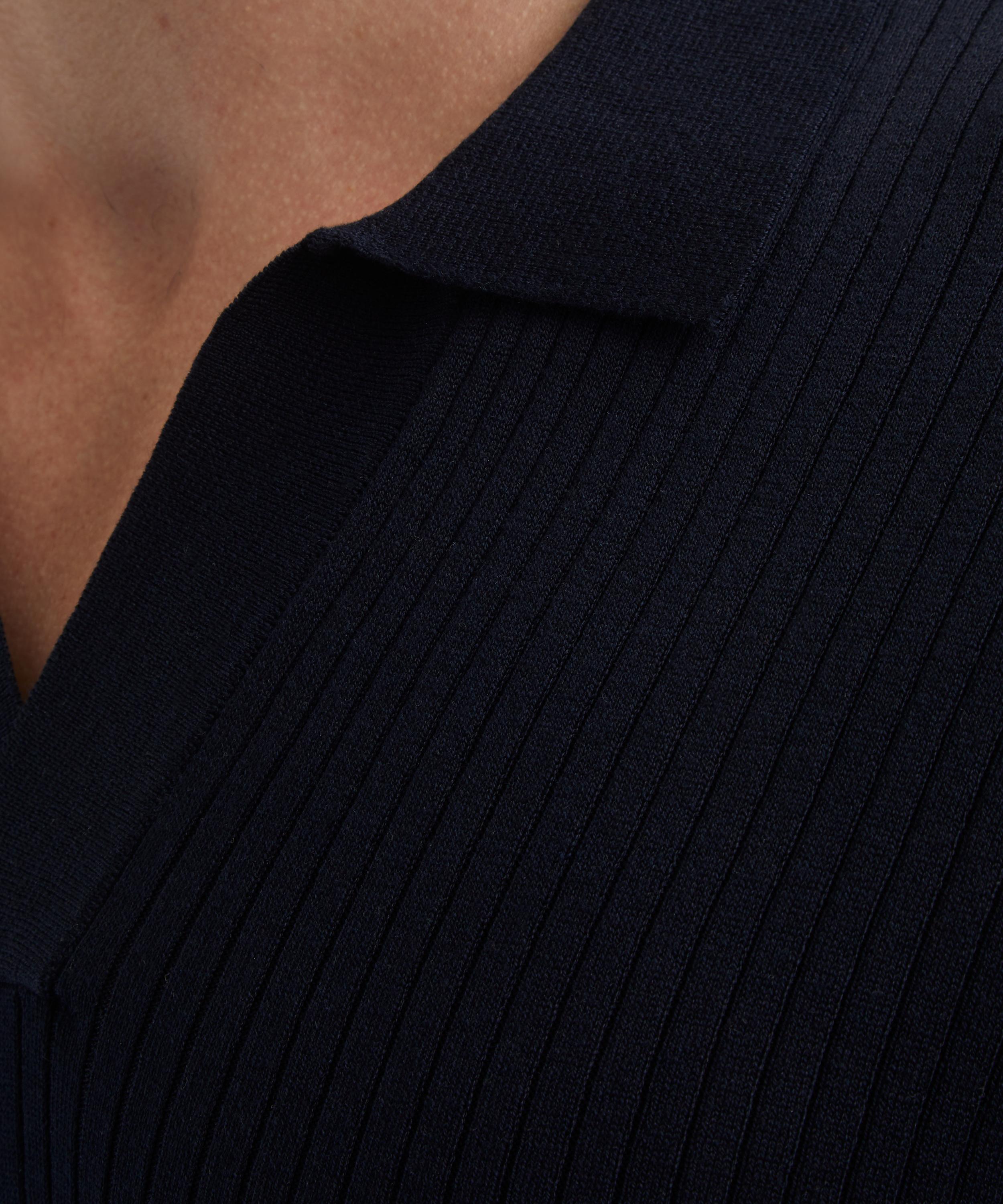 Sunspel - Fine Rib Polo Shirt image number 4
