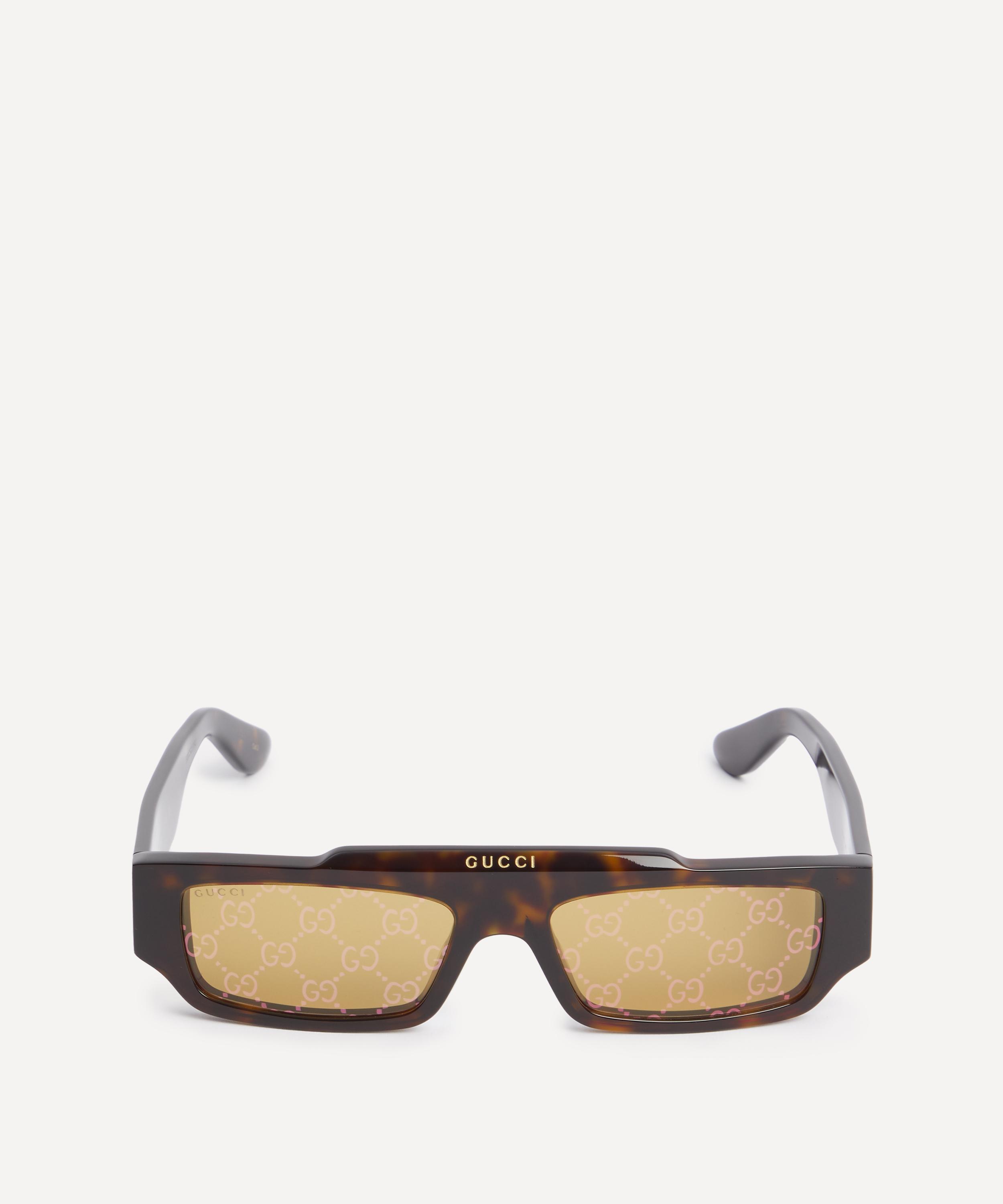 Gucci - Rectangle Monogram Lense Sunglasses image number 0