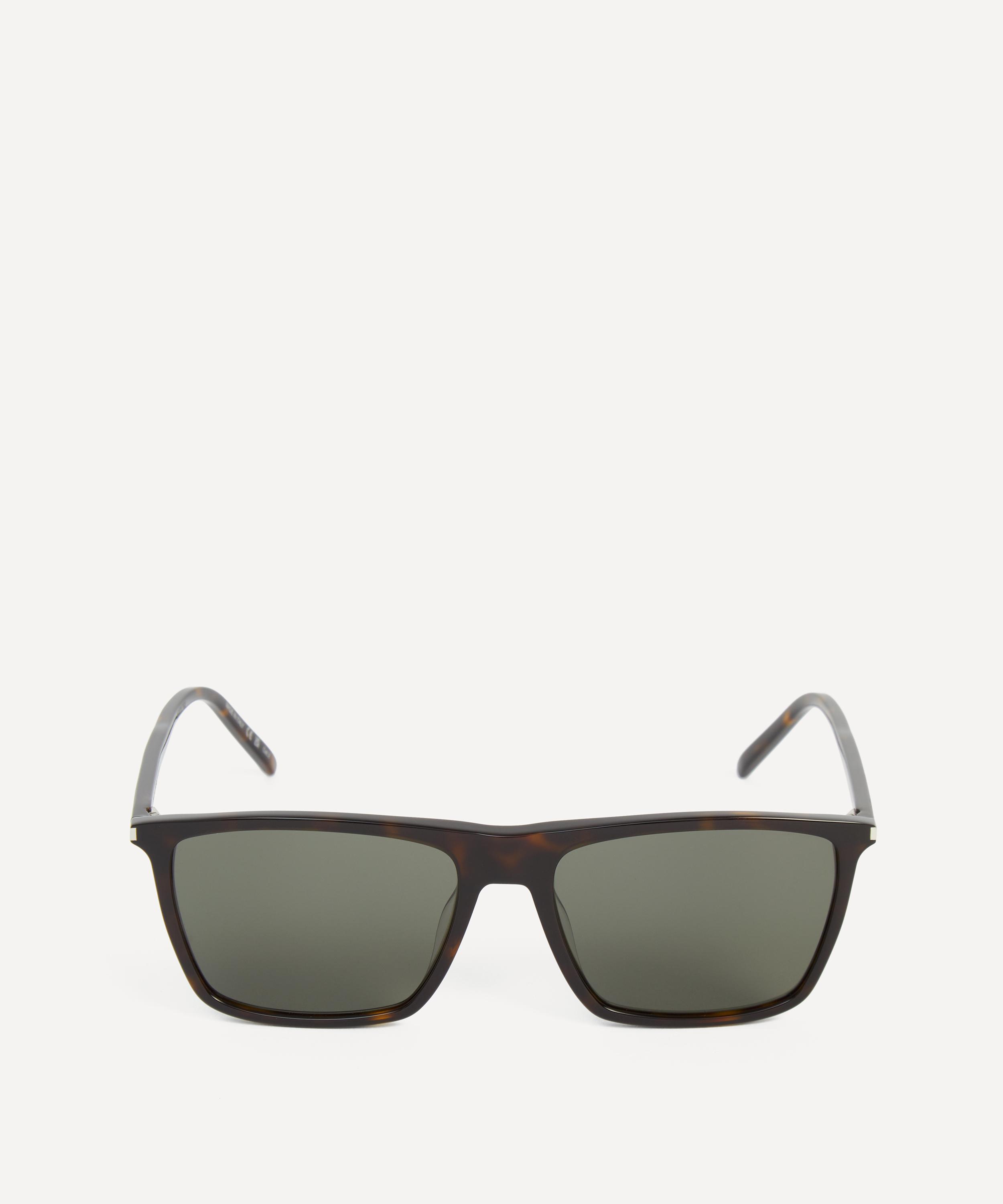 Saint Laurent - Square Flat Browline Sunglasses image number 0