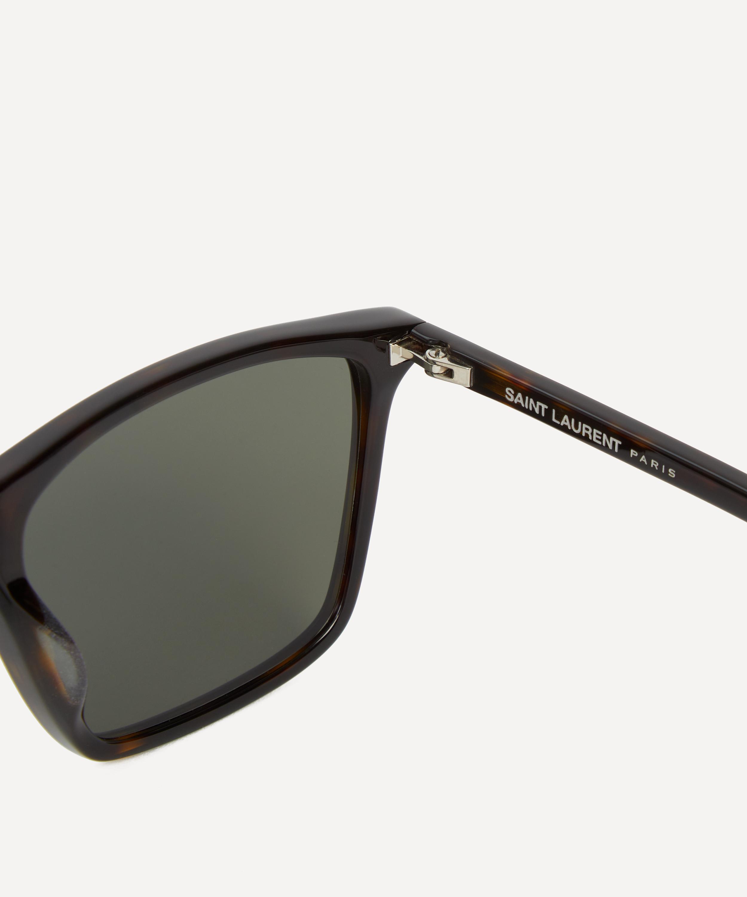 Saint Laurent - Square Flat Browline Sunglasses image number 2