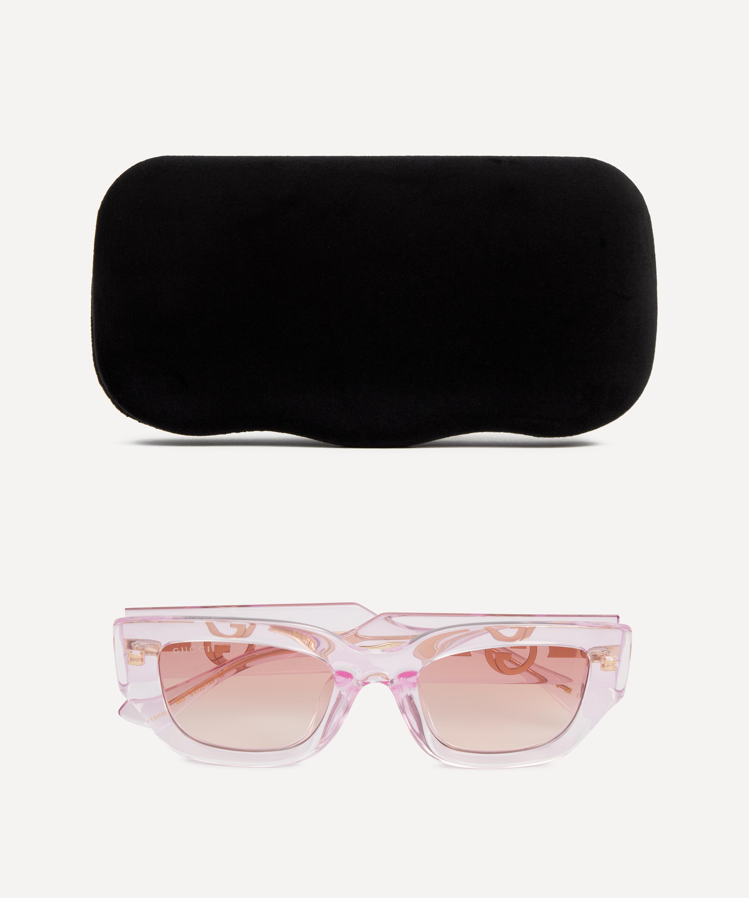 Gucci - Transparent Square Sunglasses image number 4