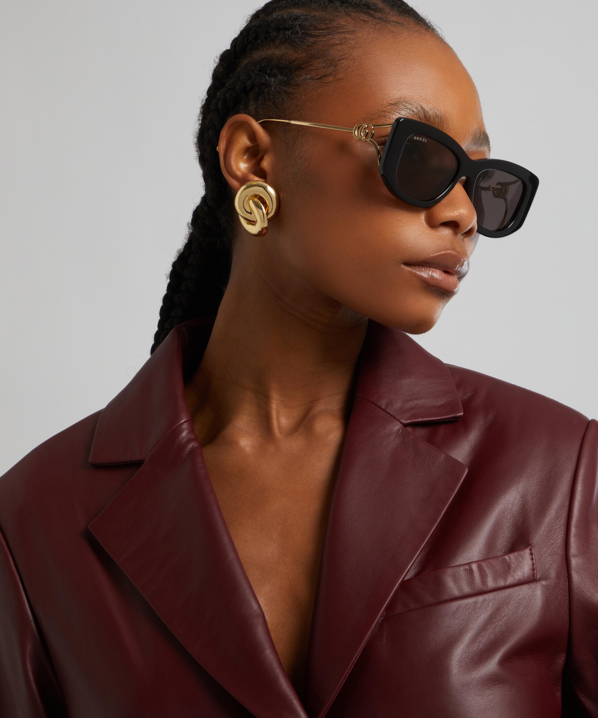 Gucci - Oversized Cat-Eye Combination Sunglasses image number 1