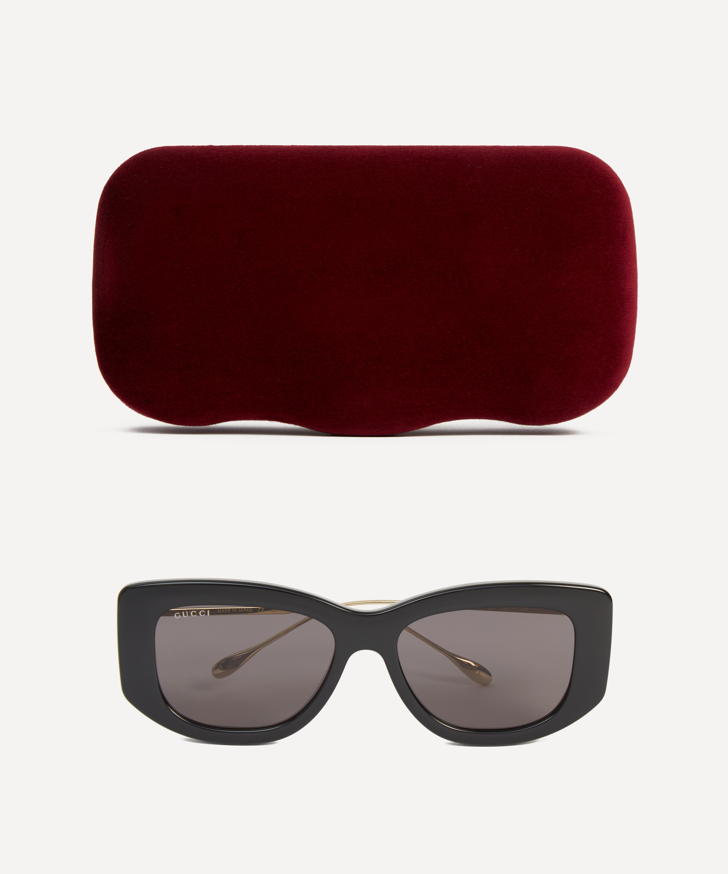 Gucci - Oversized Cat-Eye Combination Sunglasses image number 4