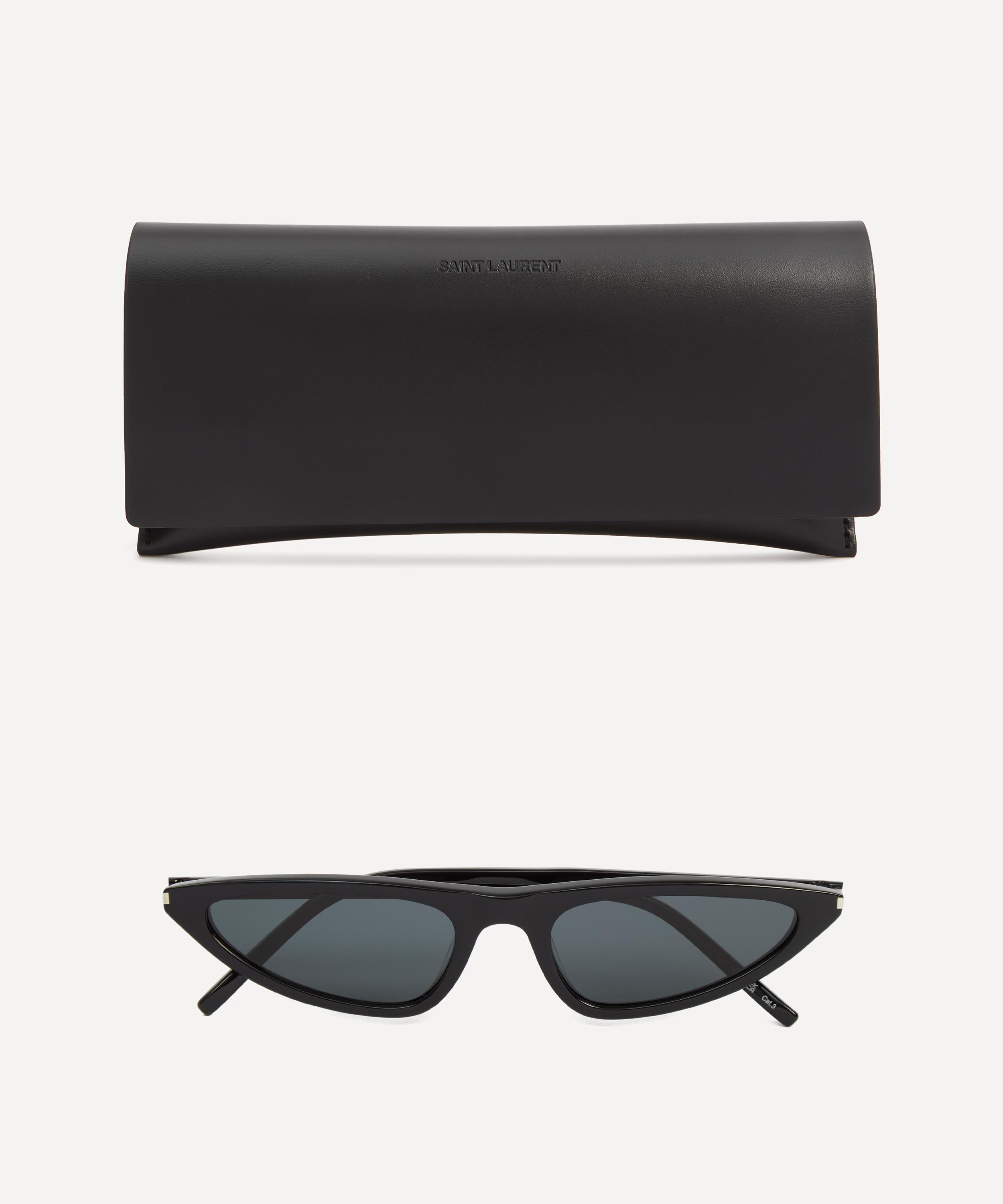 Saint Laurent - Pointed Cat-Eye Sunglasses image number 4