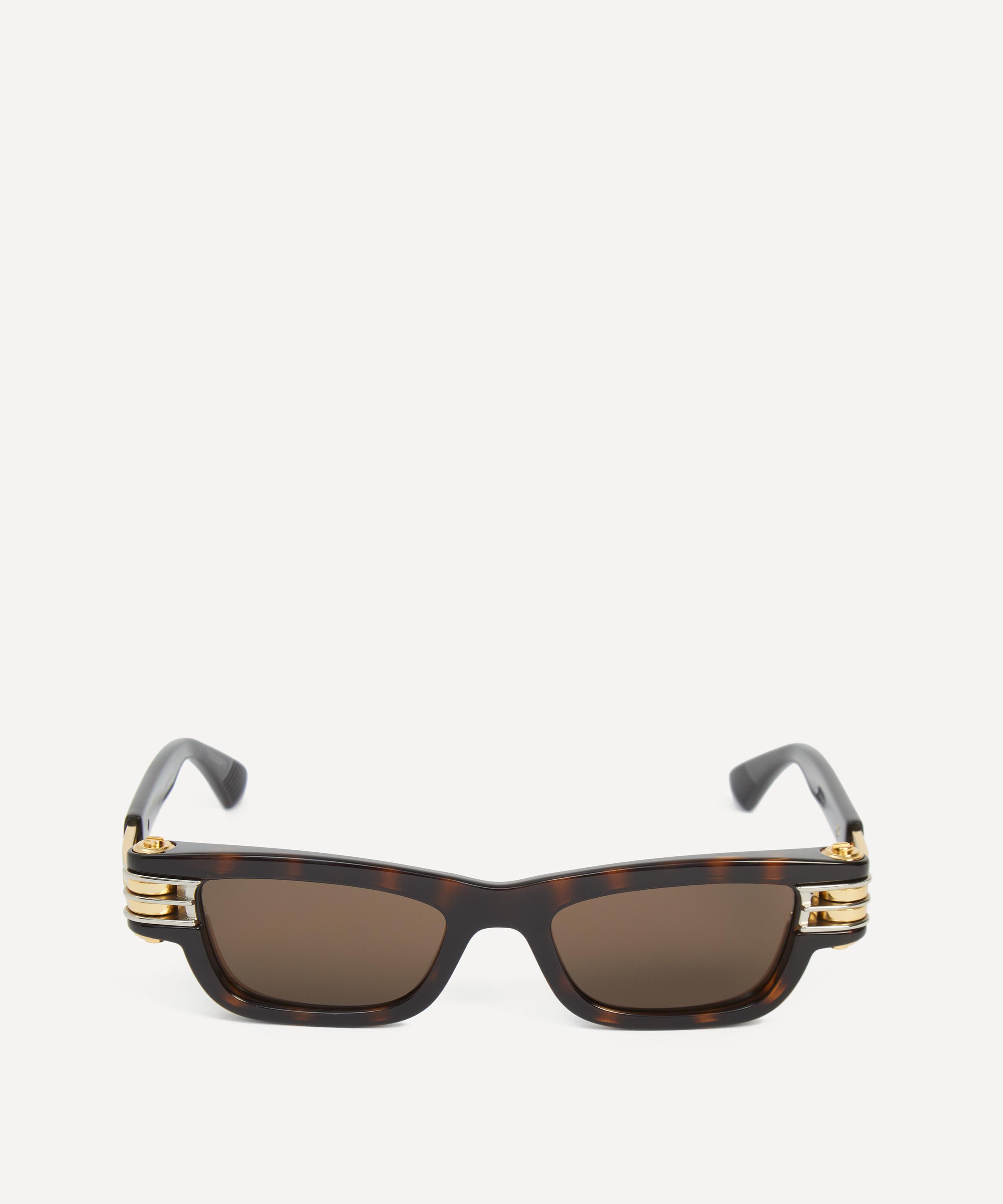 Bottega Veneta - Cat-Eye Havana Hinge Sunglasses image number 0