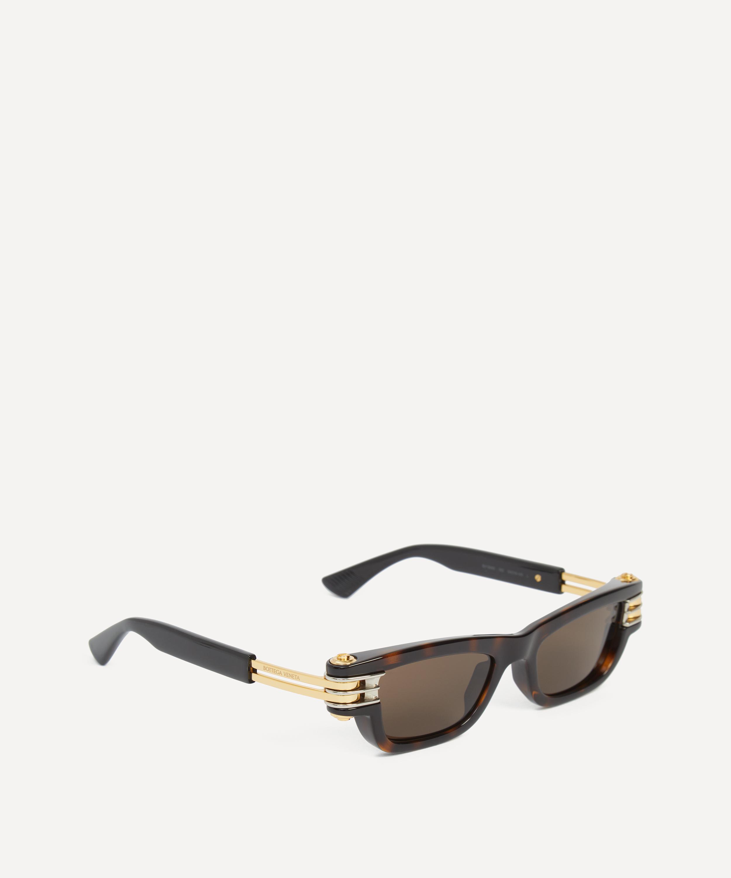 Bottega Veneta - Cat-Eye Havana Hinge Sunglasses image number 2