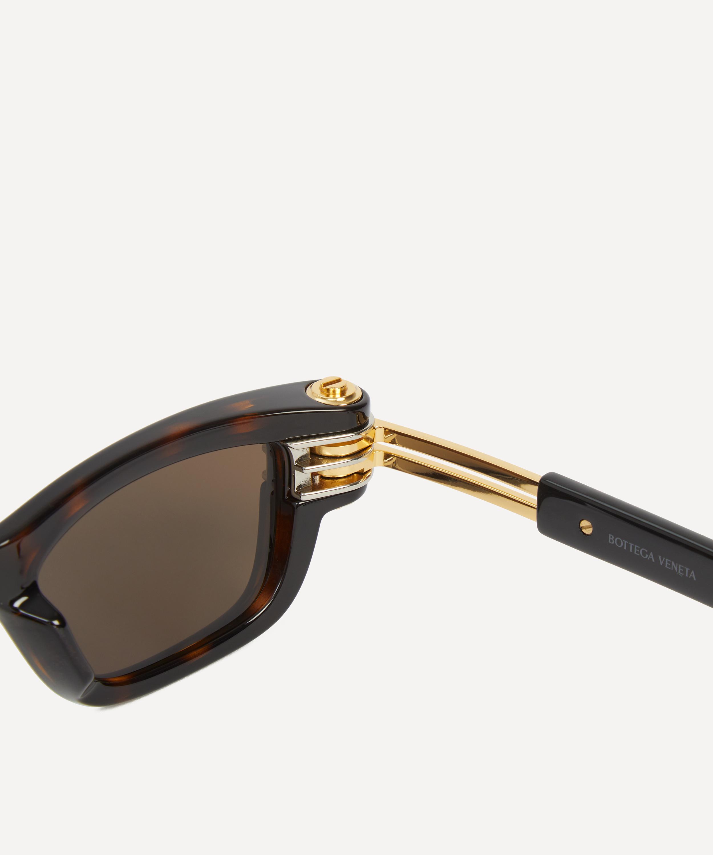 Bottega Veneta - Cat-Eye Havana Hinge Sunglasses image number 3