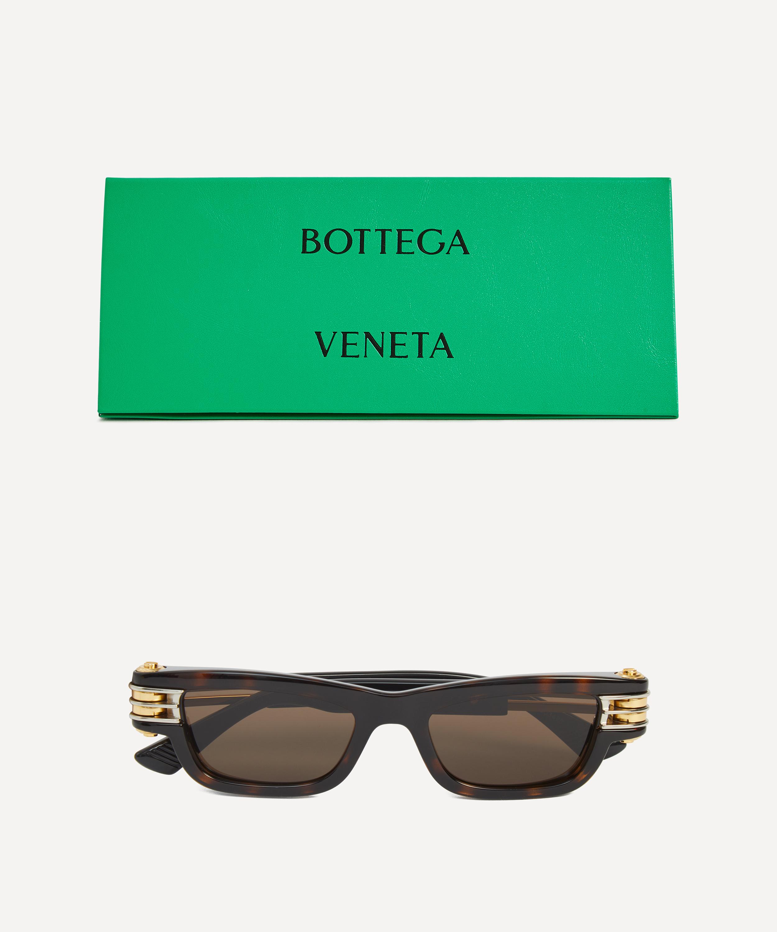 Bottega Veneta - Cat-Eye Havana Hinge Sunglasses image number 4