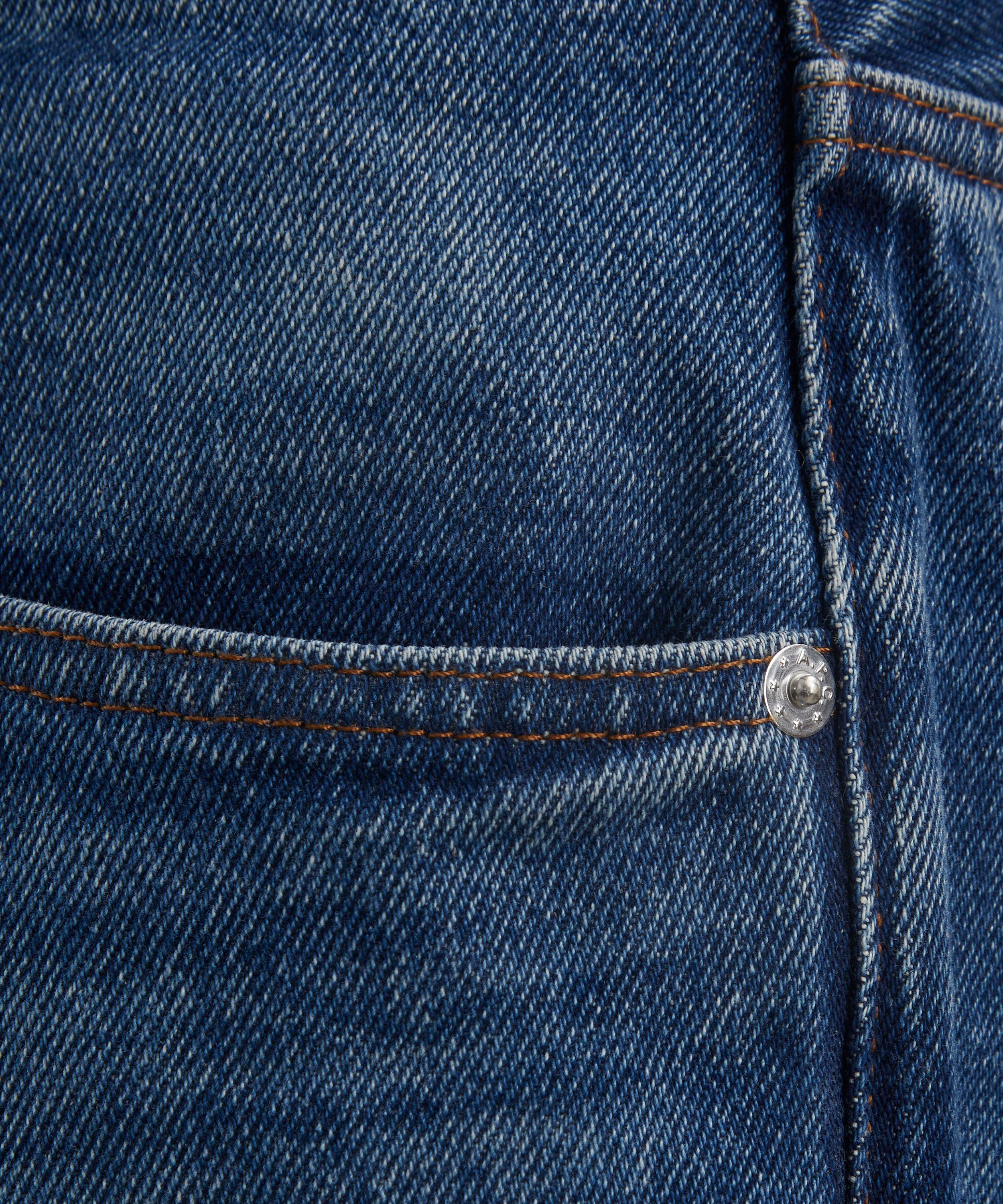 A.P.C. - Achille Straight-Leg Stonewashed Jeans image number 4