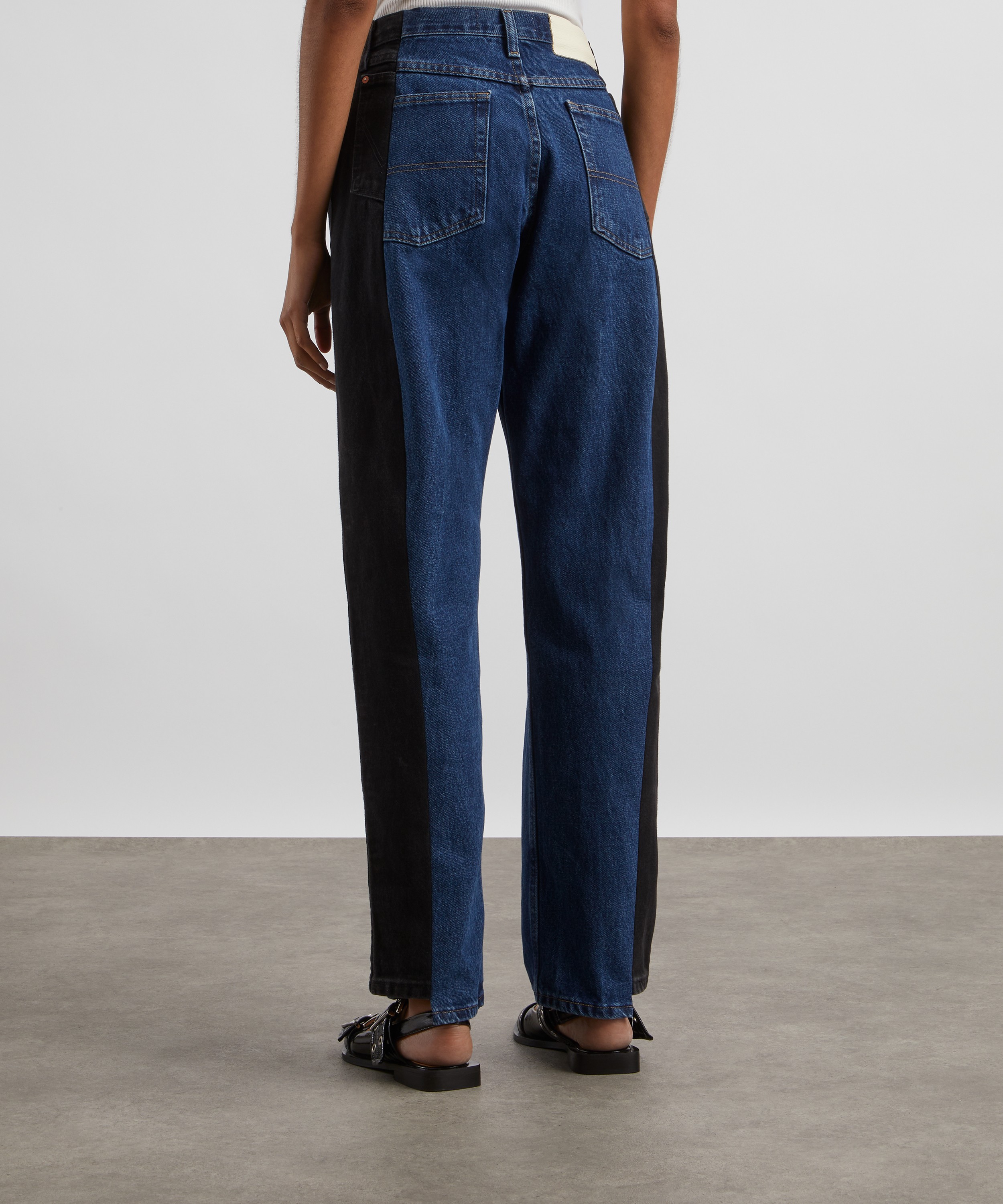 E.L.V. Denim - Uniform Wide-Leg Jeans image number 3