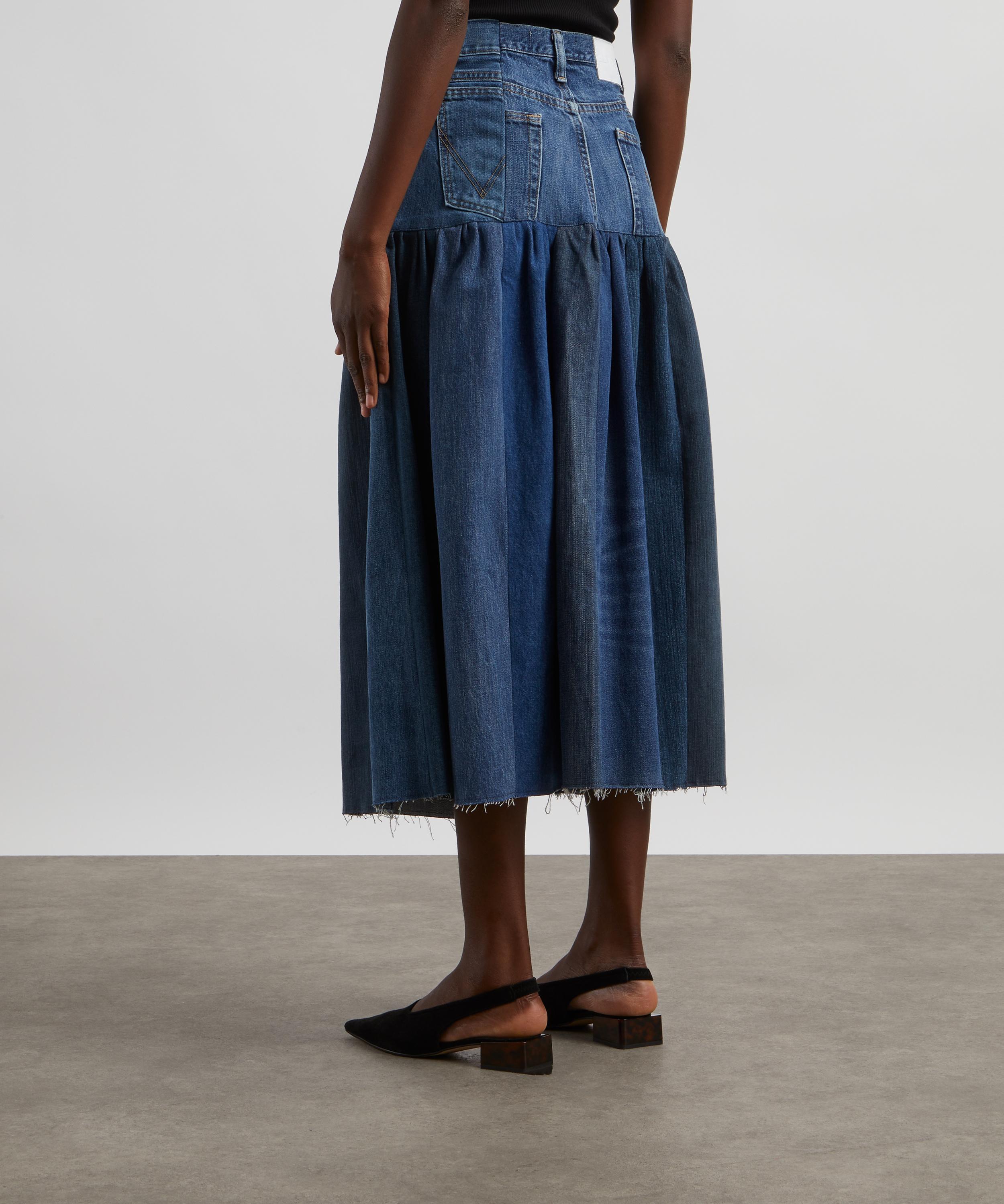 E.L.V. Denim - Harvard Denim Midi Skirt image number 3