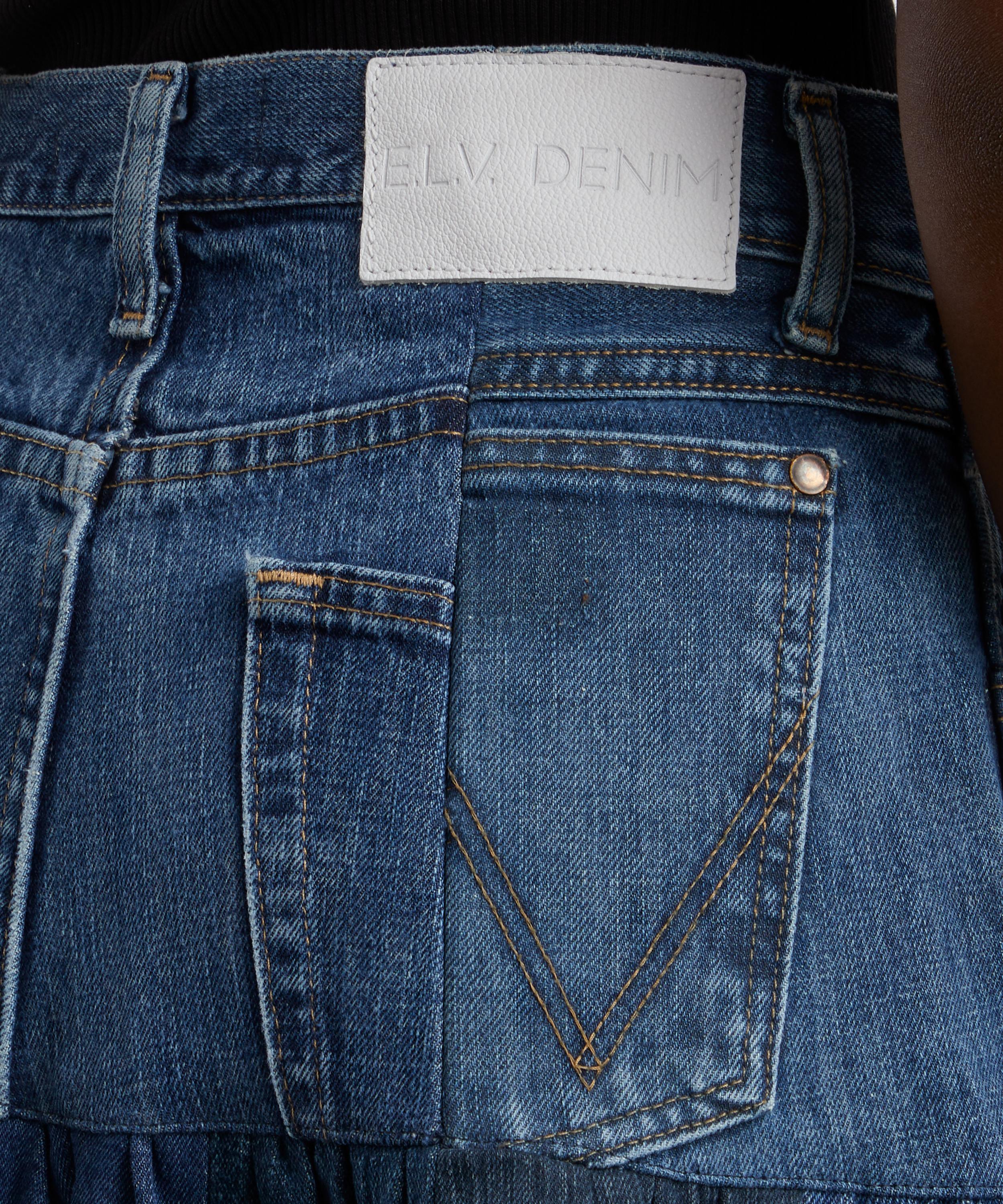 E.L.V. Denim - Harvard Denim Midi Skirt image number 4