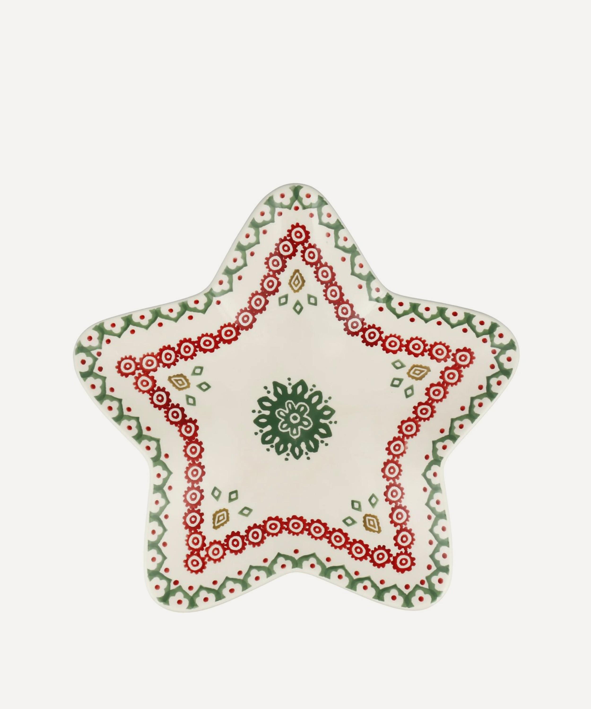 Emma Bridgewater - Christmas Joy Medium Star Plate image number 0