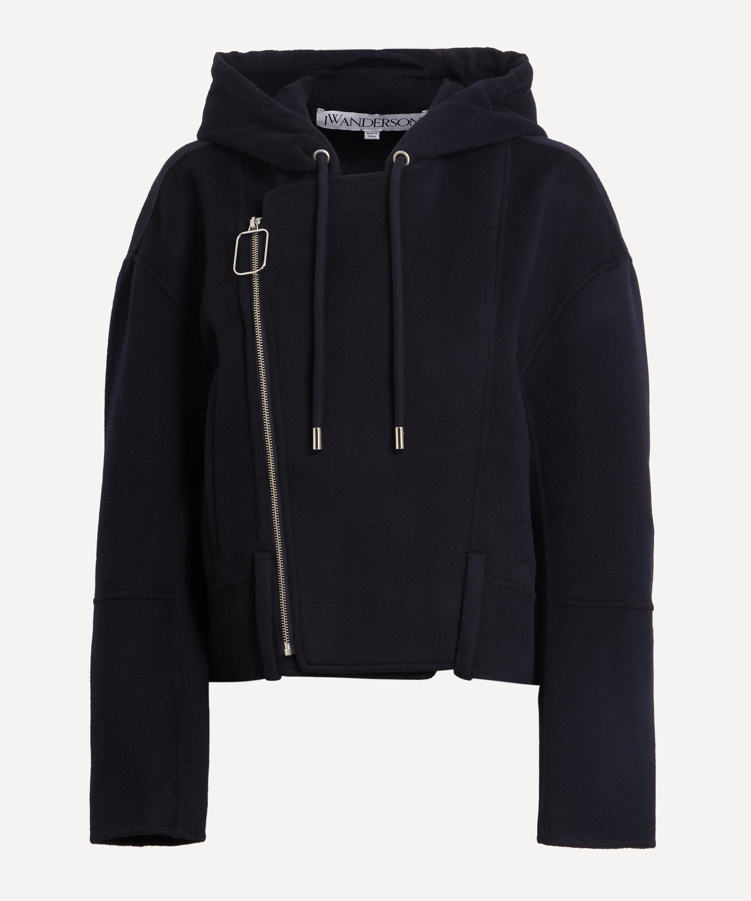 JW Anderson - Hooded Wool Biker Jacket