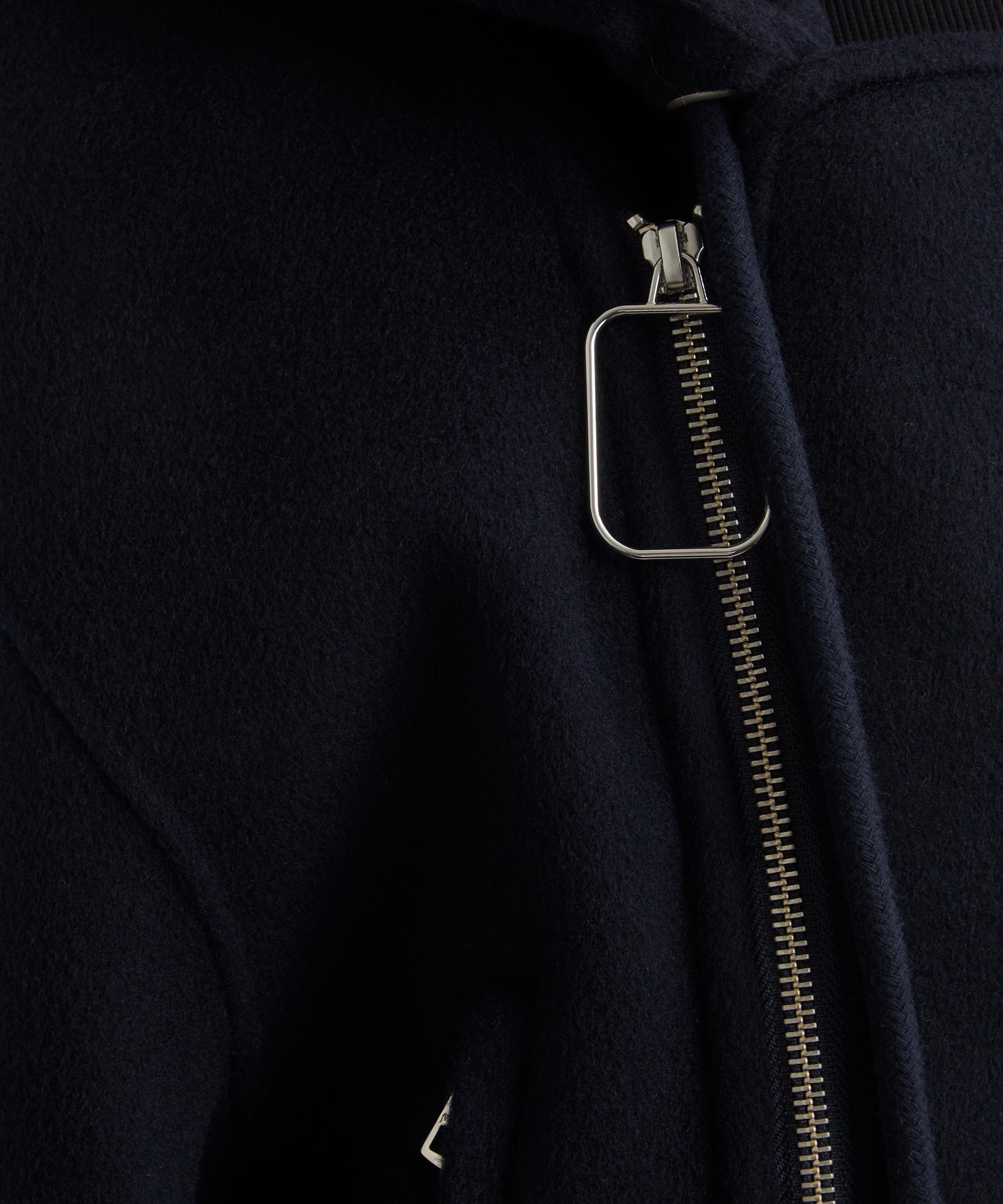 JW Anderson - Hooded Wool Biker Jacket image number 4