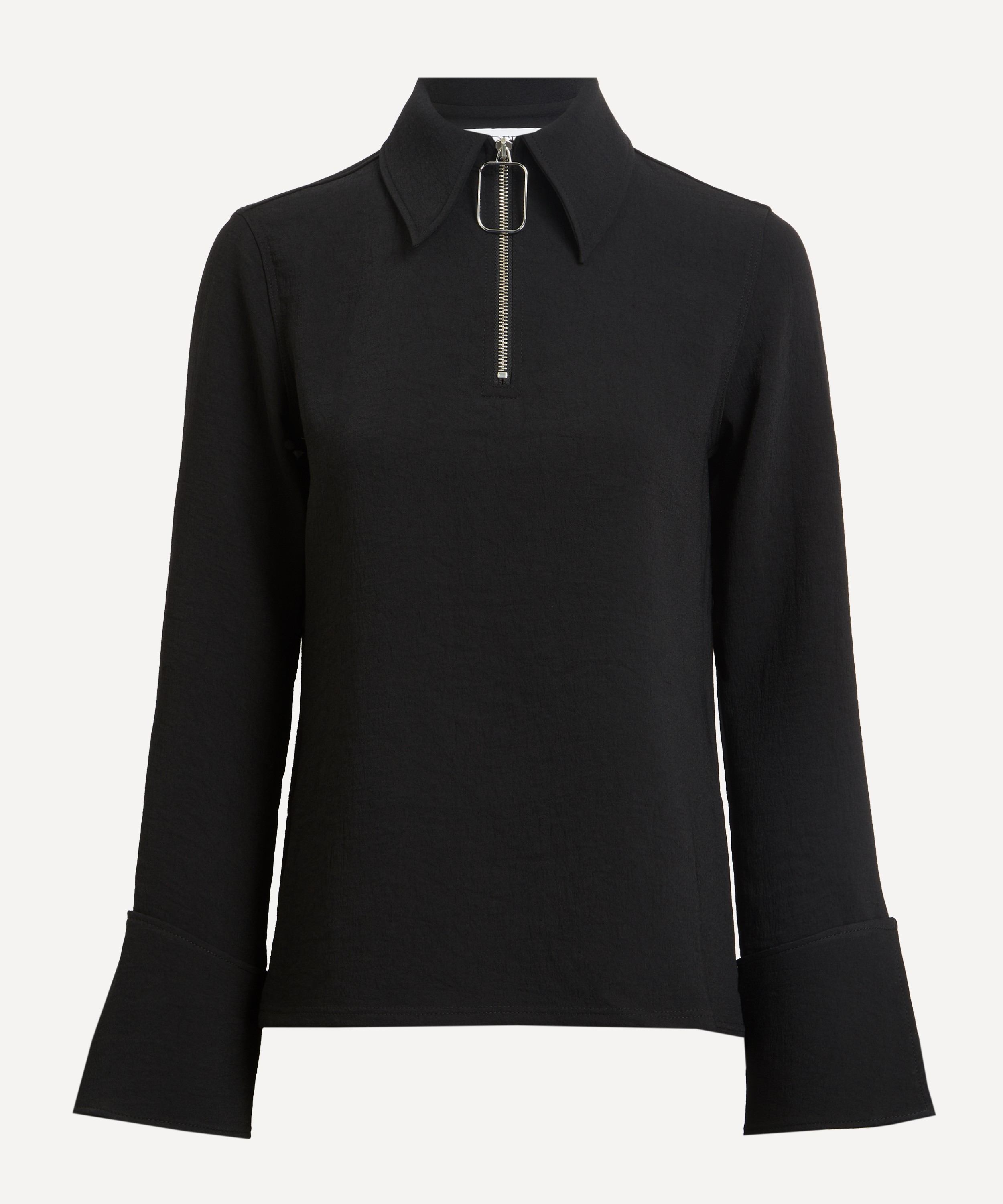 JW Anderson - Spread Collar Crepe Shirt image number 0