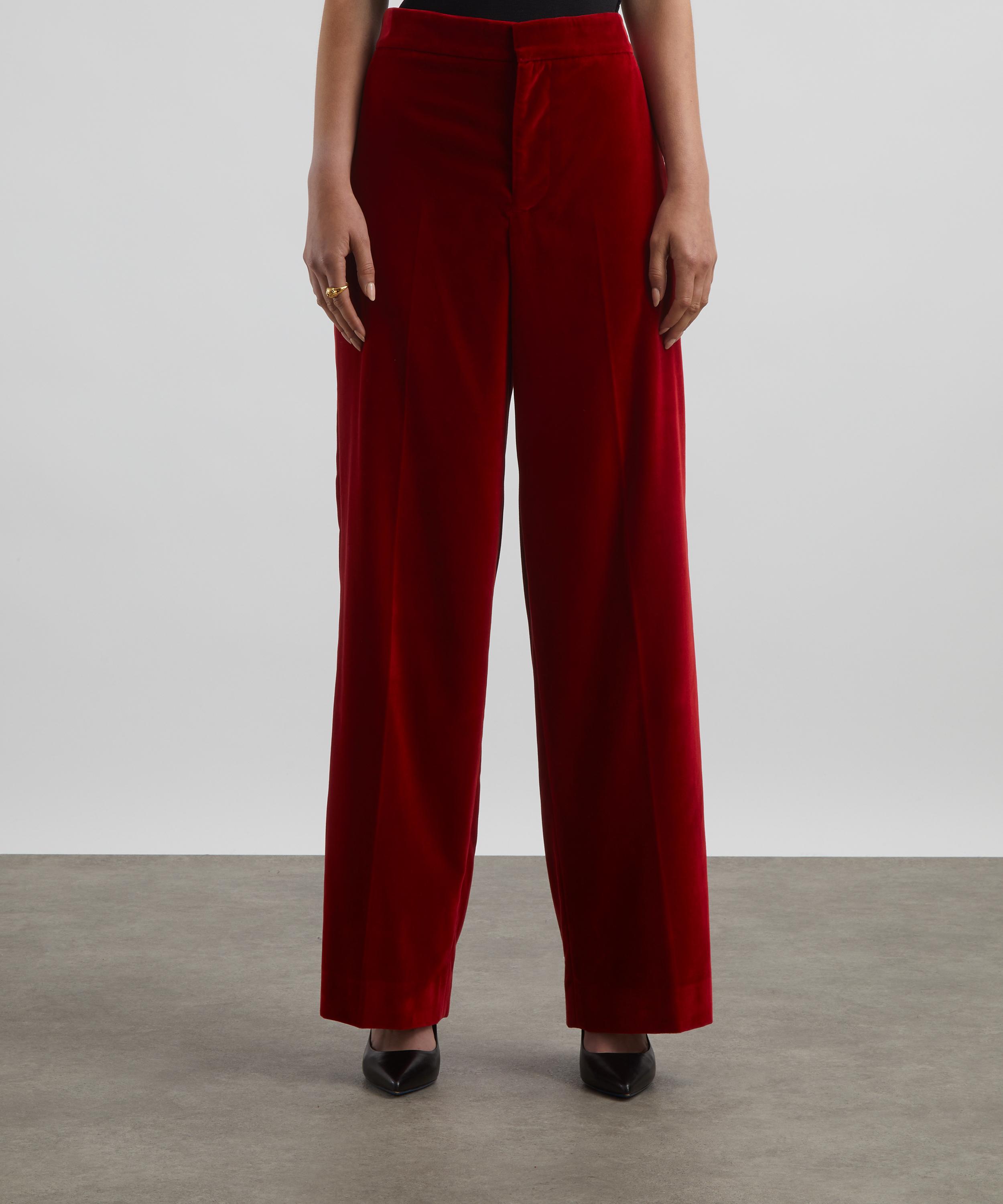 JW Anderson - Velvet Tuxedo Trousers image number 2