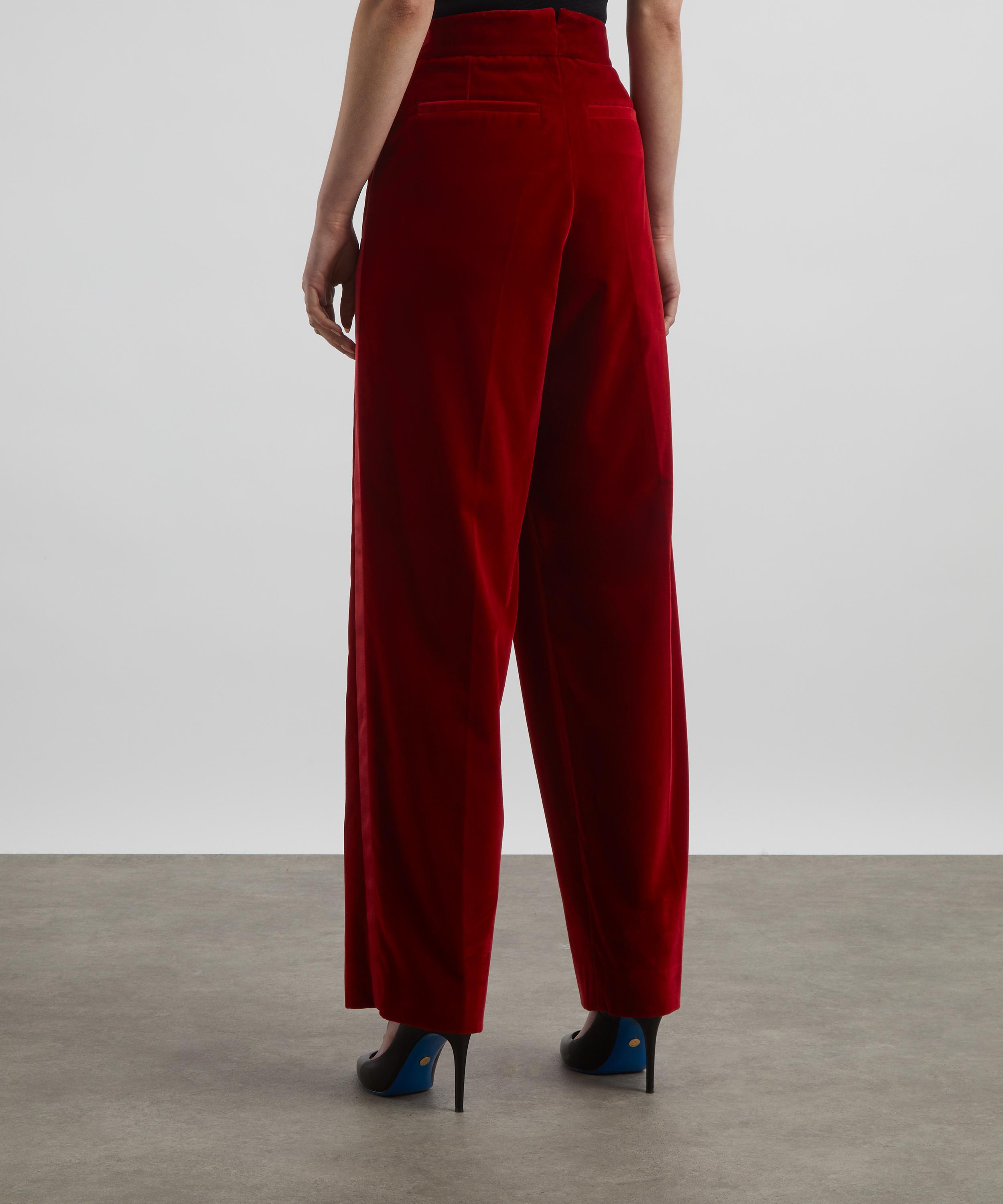 JW Anderson - Velvet Tuxedo Trousers image number 3