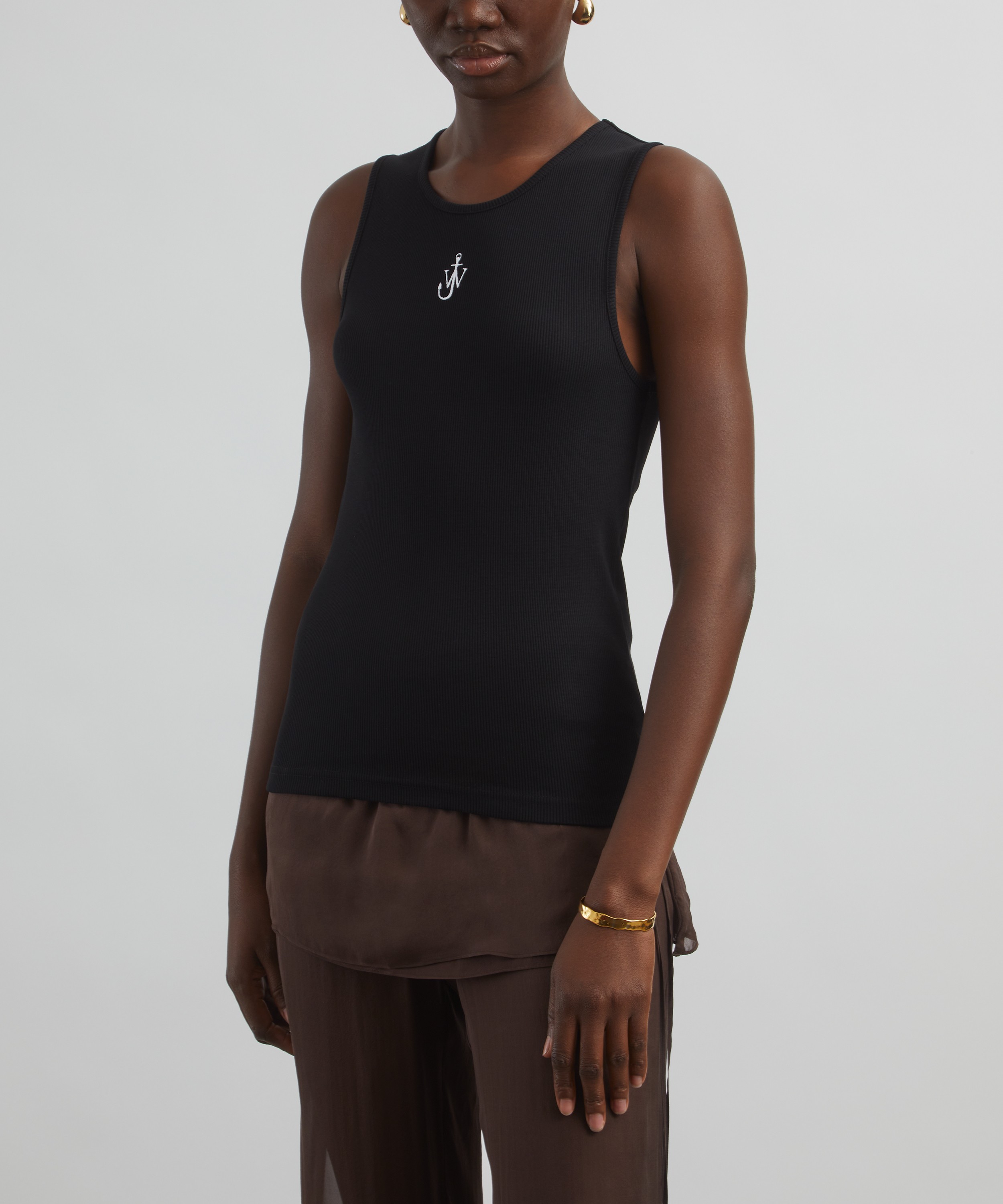 JW Anderson - Anchor Embroidered Tank Top image number 2